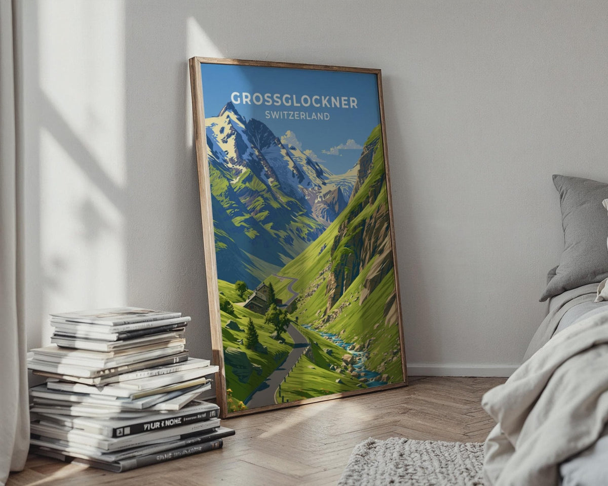 Grossglockner Austria Travel Poster - WanderWall
