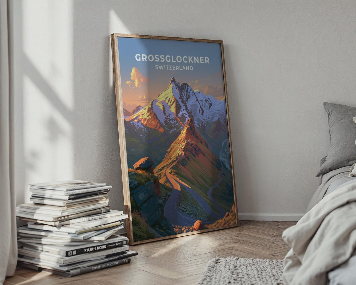 Grossglockner Austria Travel Poster - WanderWall