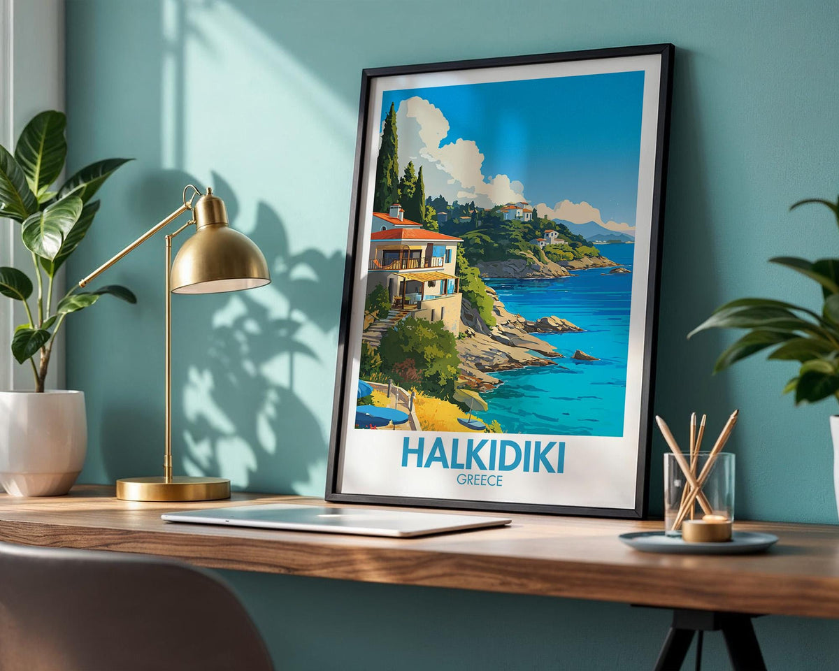 Halkidiki Poster - WanderWall