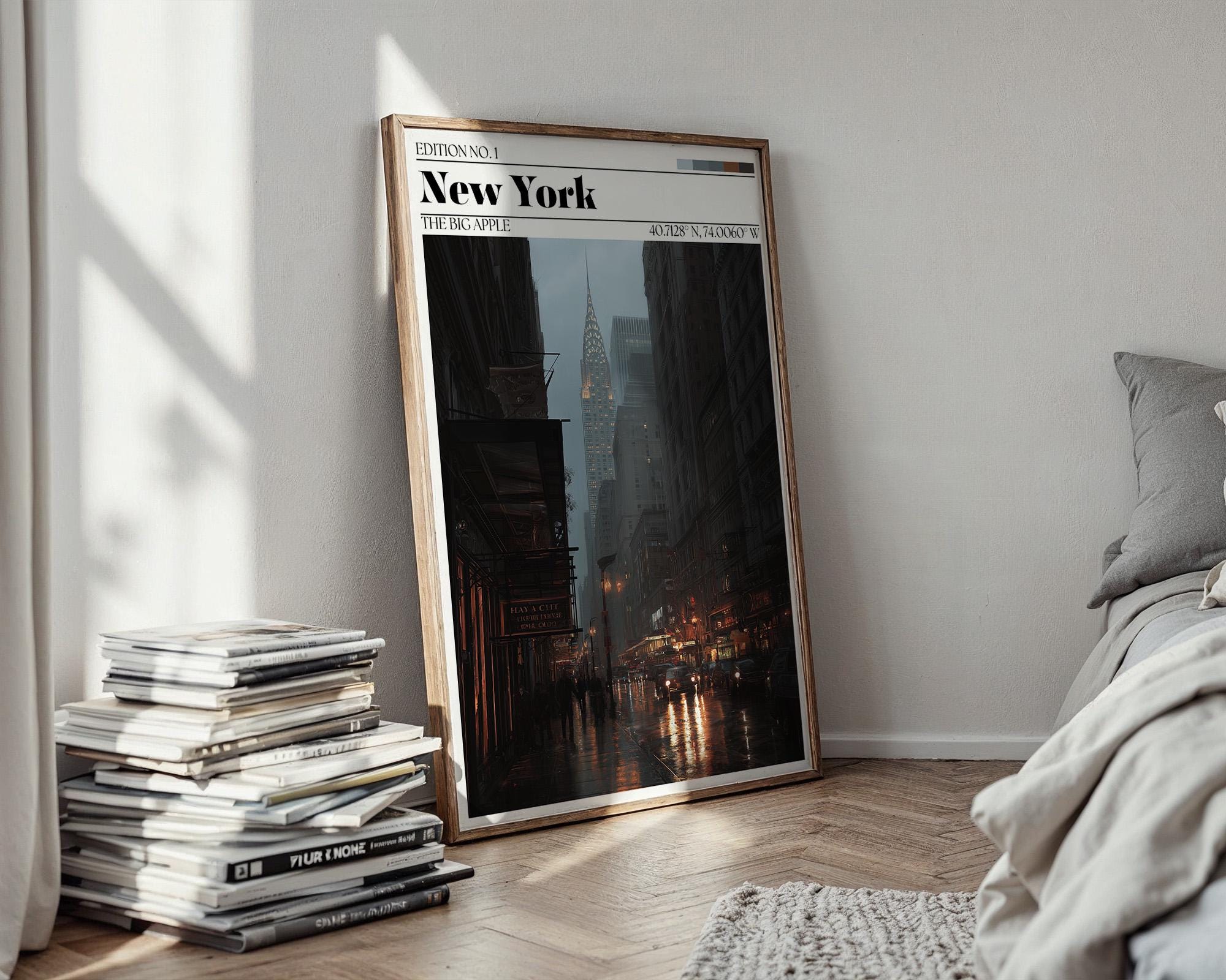 New York Travel Poster - NYC Wall Art Print