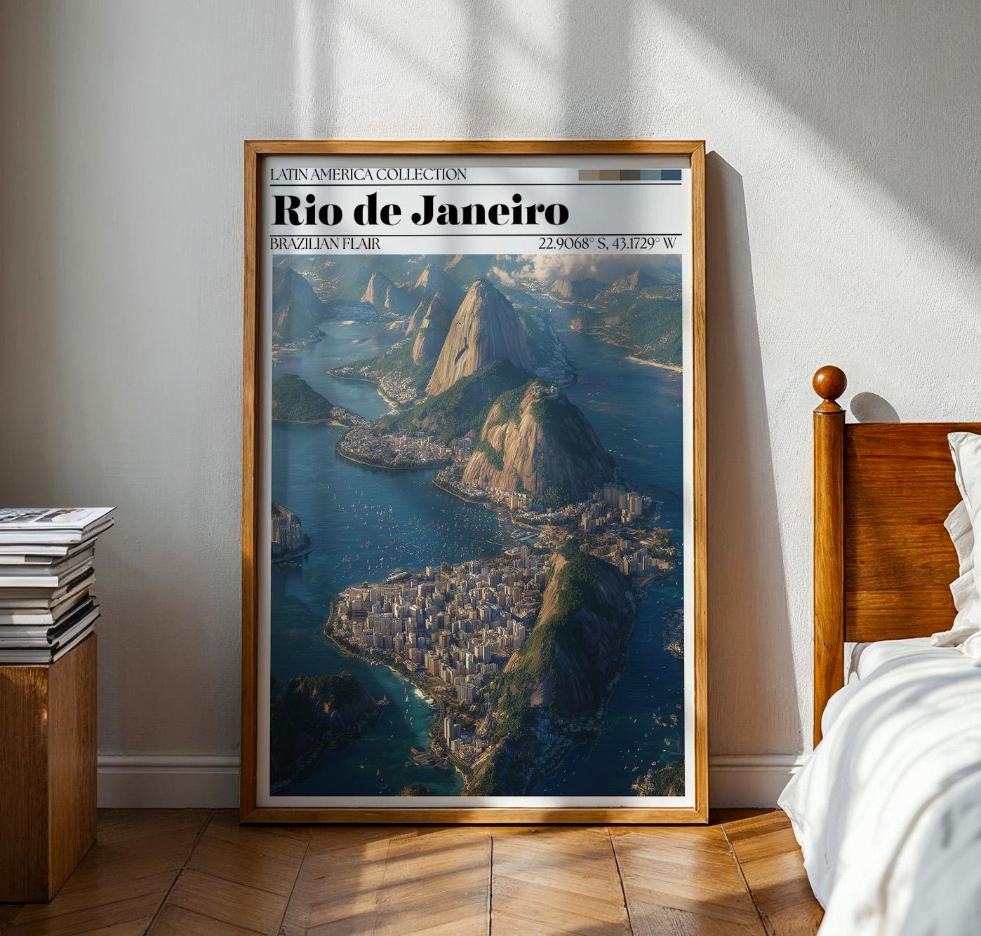 Rio de Janeiro Poster – Brazil Travel Wall Art Print