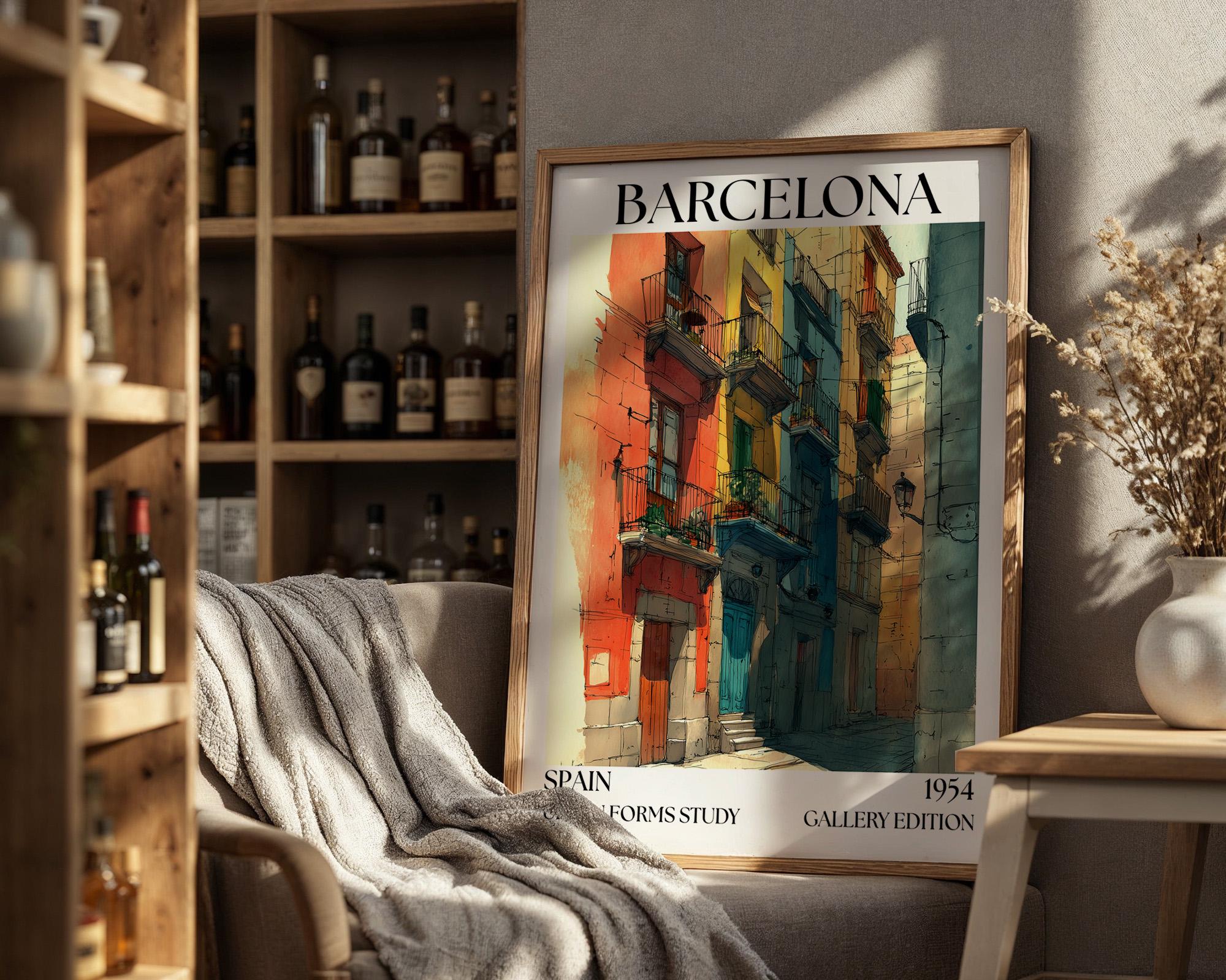 Henri Mattise Barcelona Poster - Barcelona Travel Wall Art Print