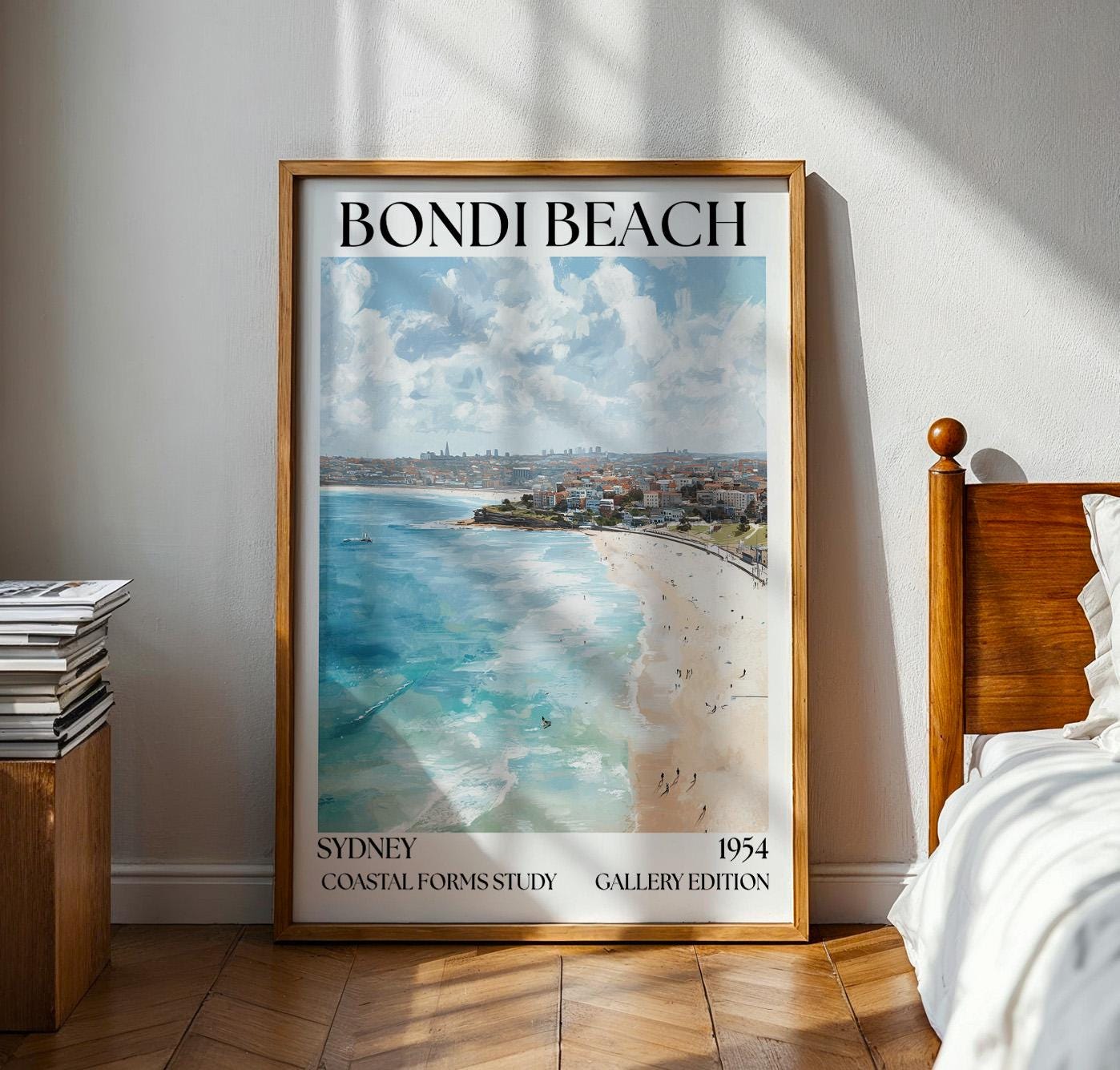 Henri Mattise Bondi Beach Travel Poster - Sydney Wall Art Print