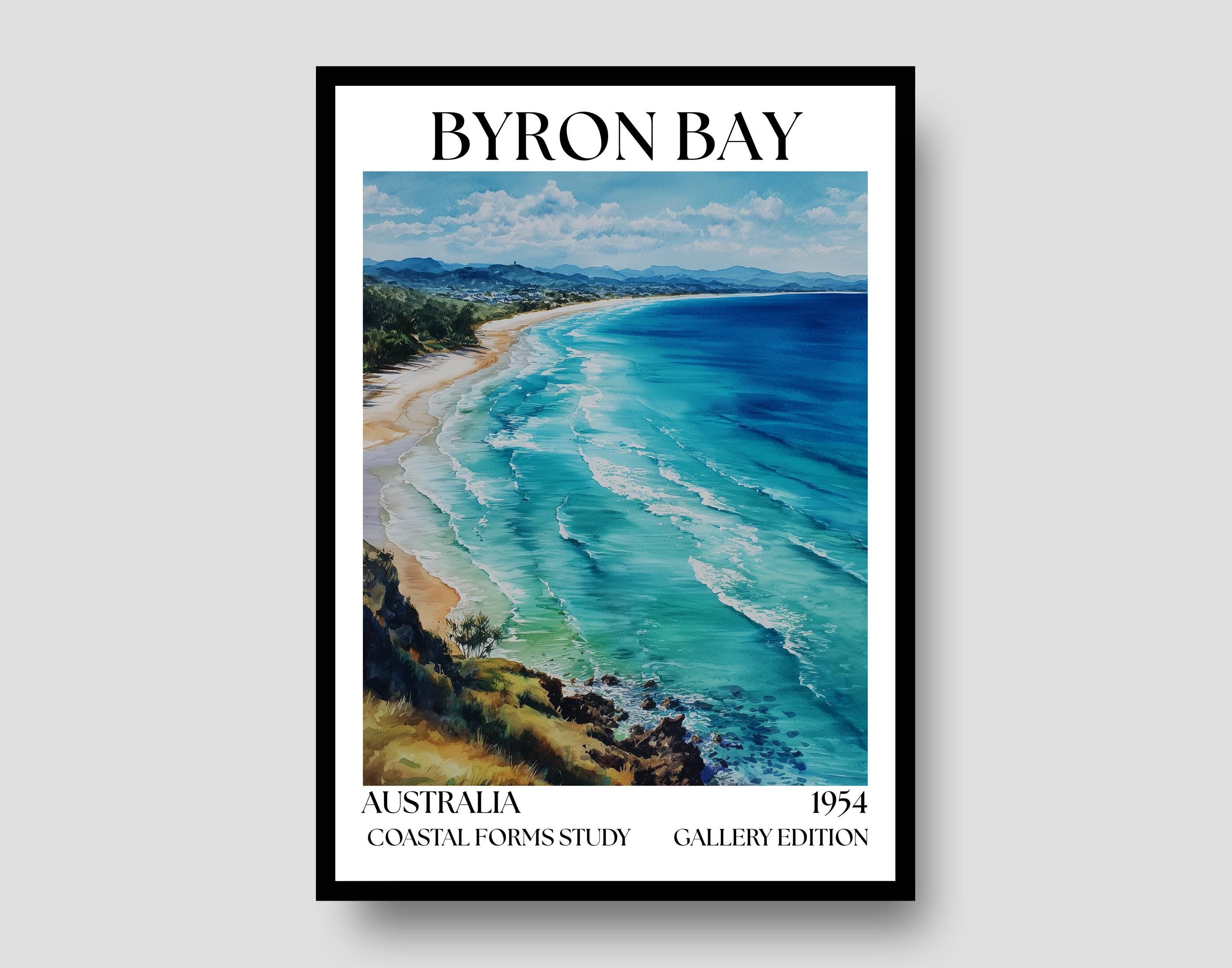 Byron Bay Henri Mattise Poster - Australia Travel Wall Art Print