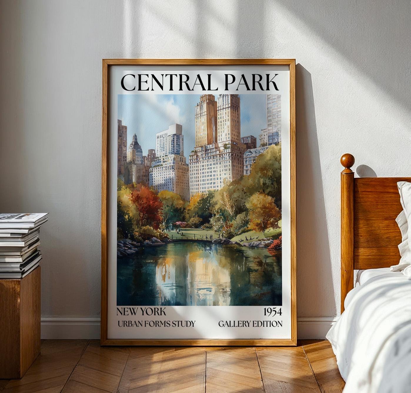 Central Park New York Poster - Henri Mattise Travel Wall Art