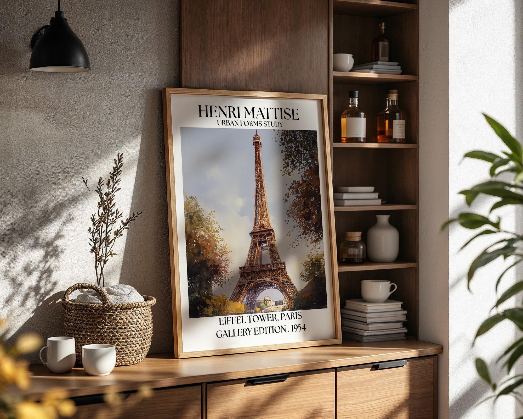 Henri Mattise Eiffel Tower Poster - Paris Wall Art Print