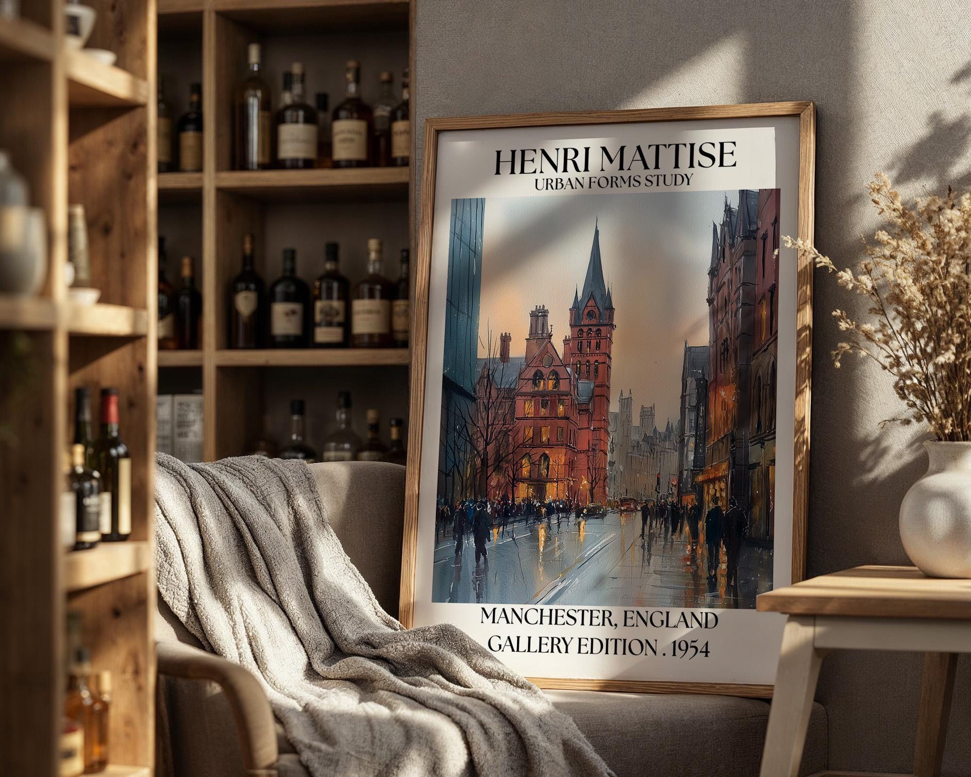 Henri Mattise Manchester Poster - Manchester Travel Wall Art