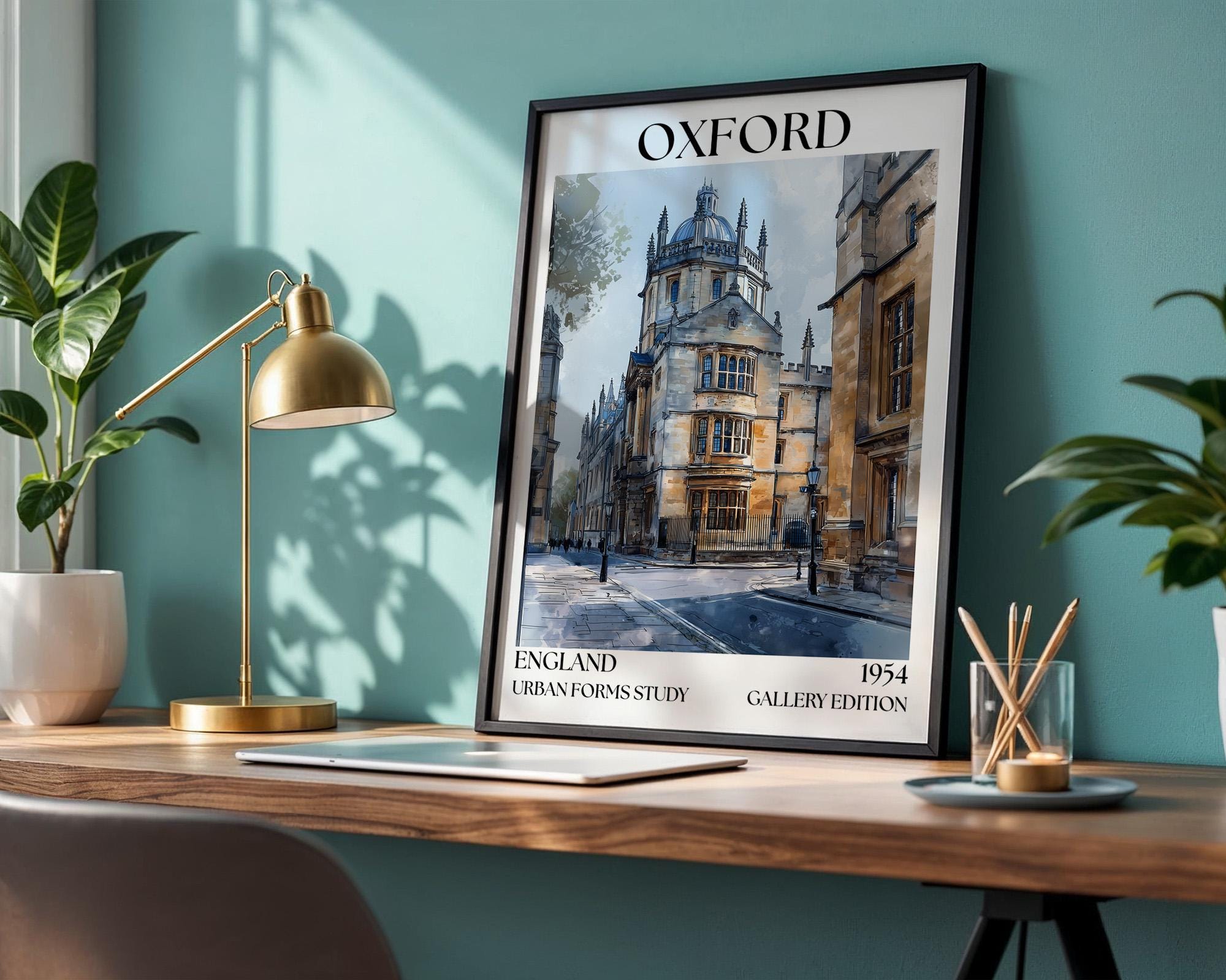 Oxford Henri Mattise Poster - Oxford Cityscape Wall Art