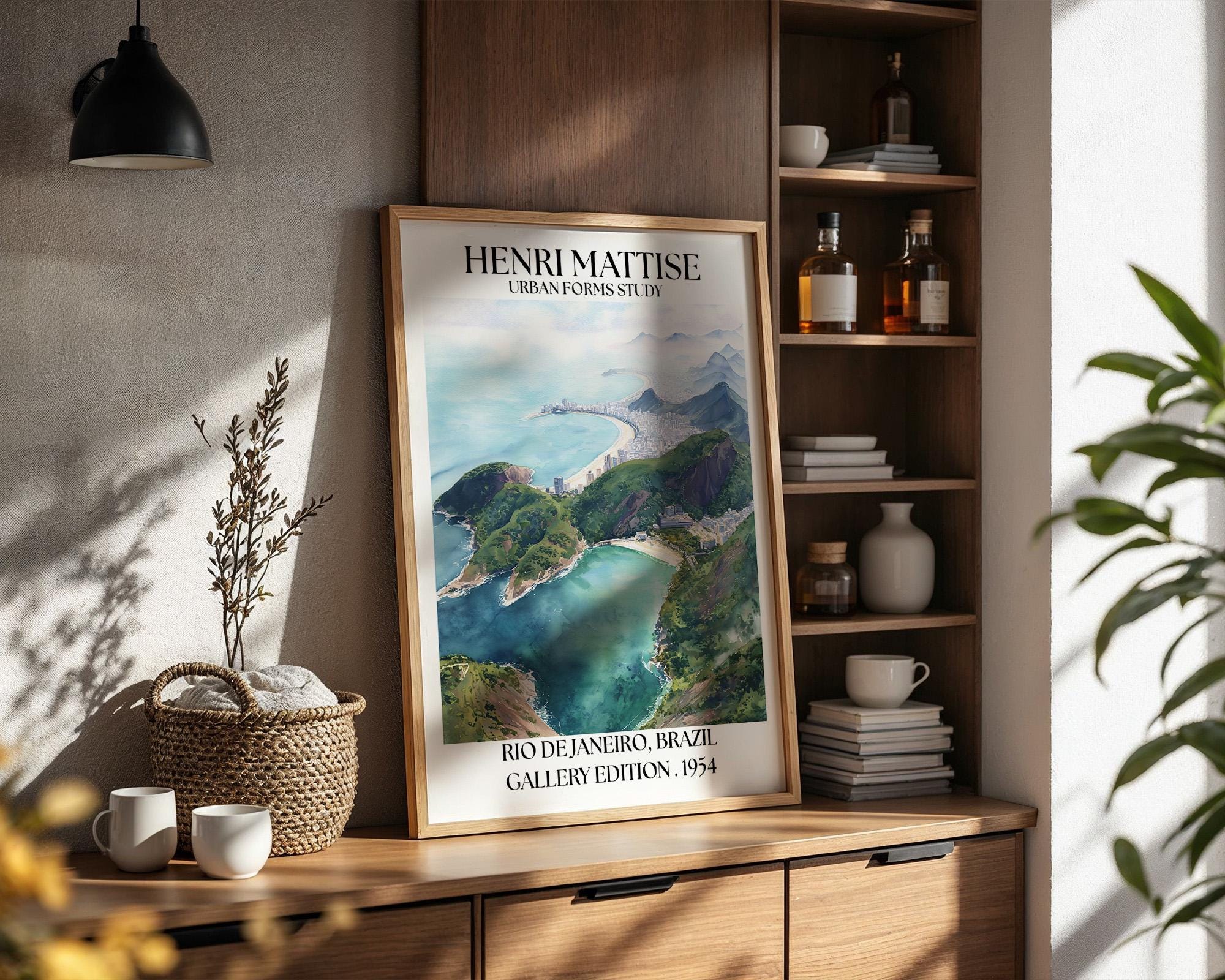 Henri Mattise Rio de Janeiro Poster – Brazil Travel Wall Art Print