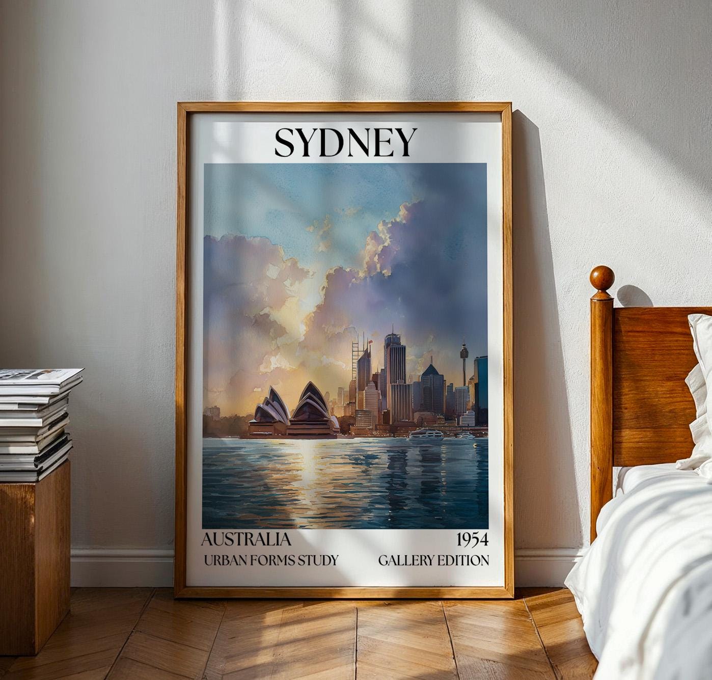 Sydney Australia Travel Poster – Henri Mattise Opera House Wall Art
