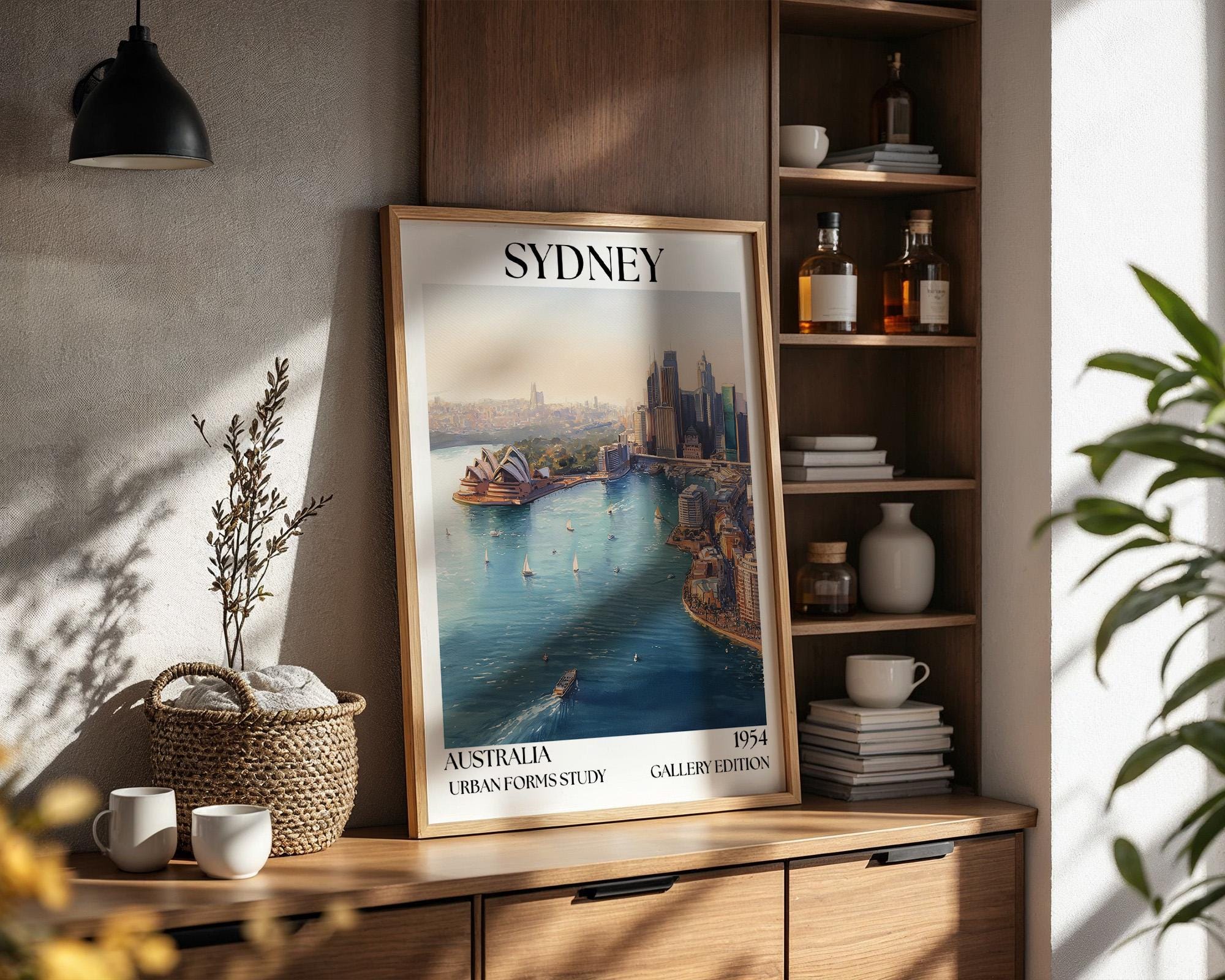 Sydney Opera House Poster – Henri Mattise Travel Wall Art