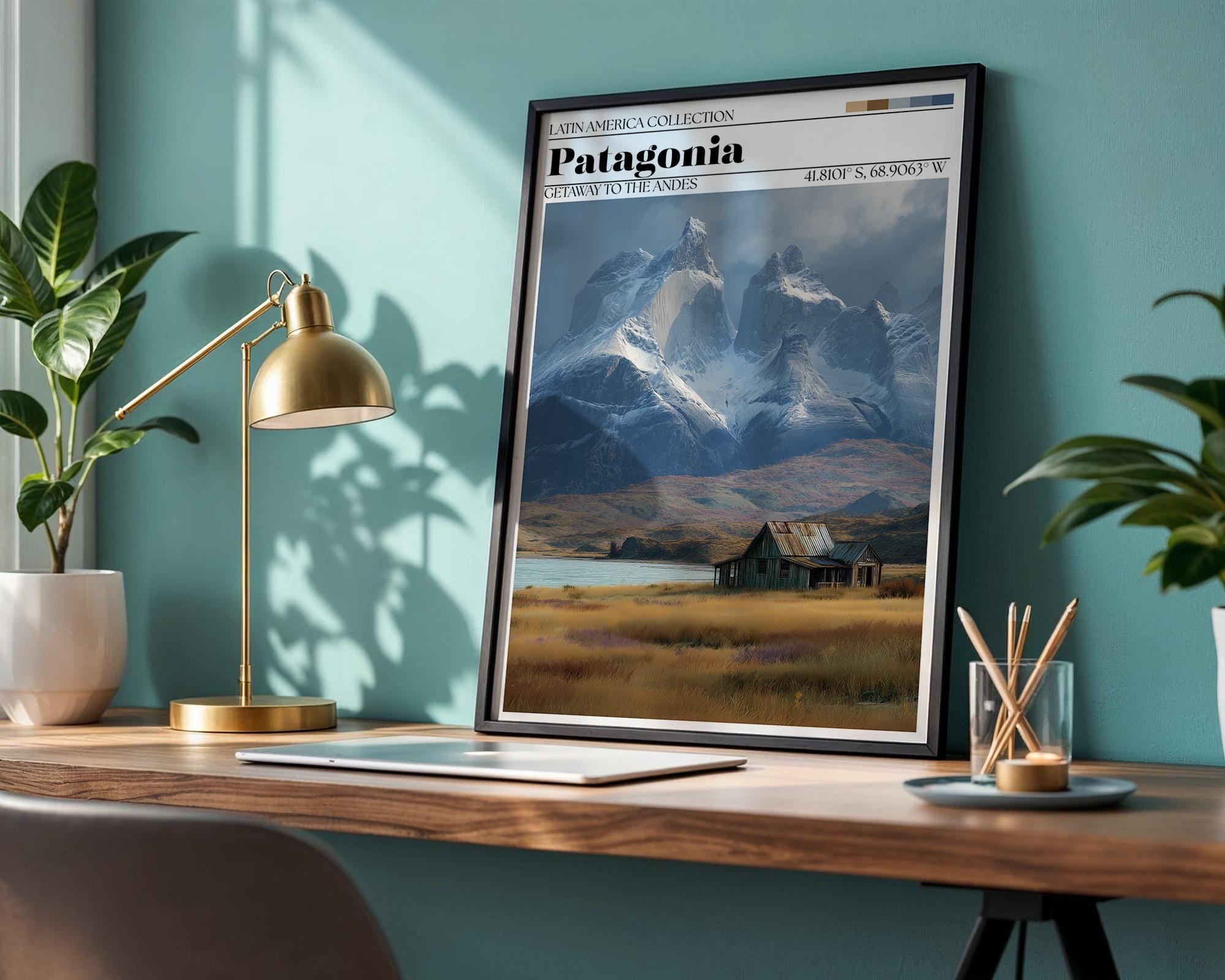 Patagonia Poster – Fitz Roy Travel Wall Art