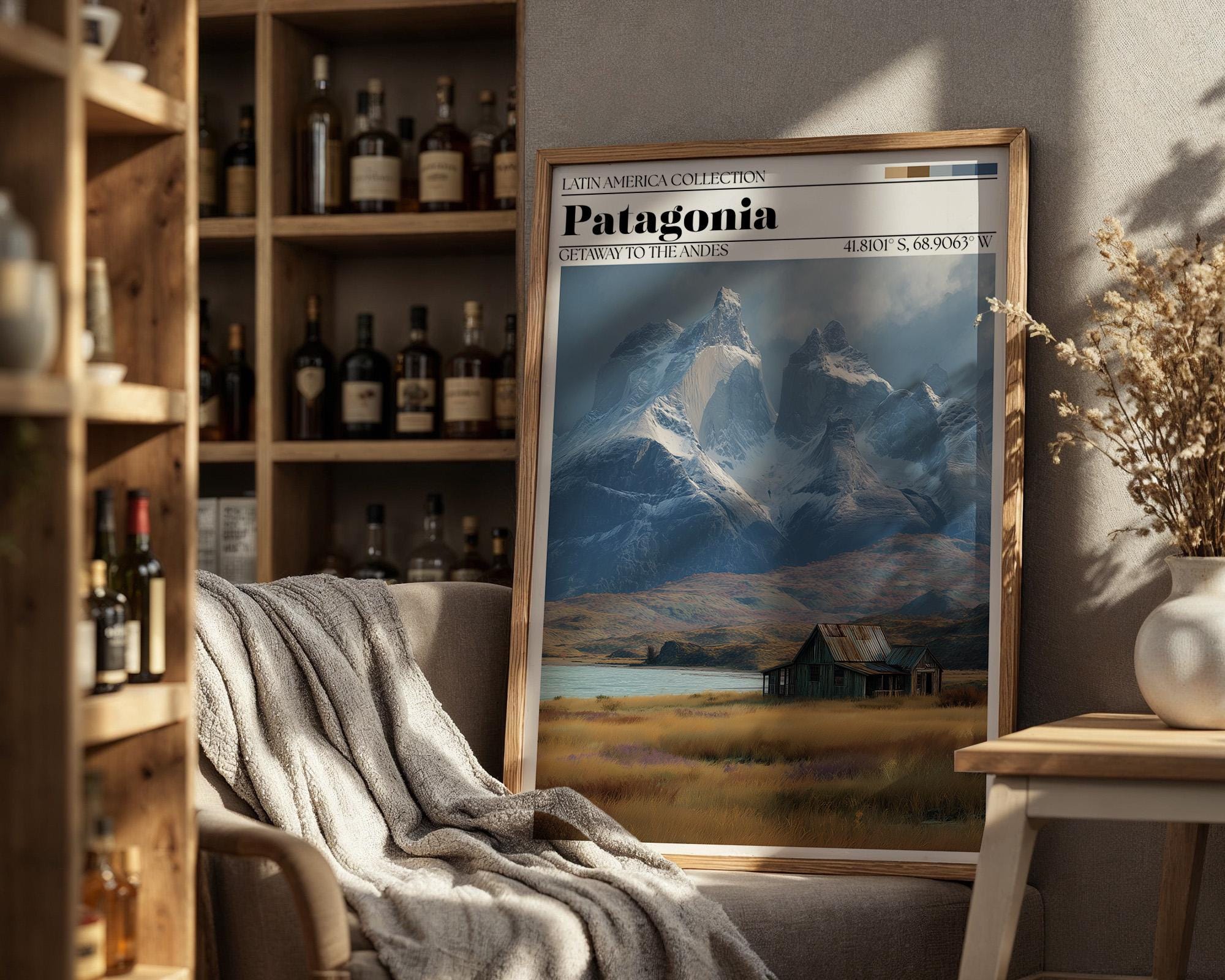 Patagonia Poster – Fitz Roy Travel Wall Art