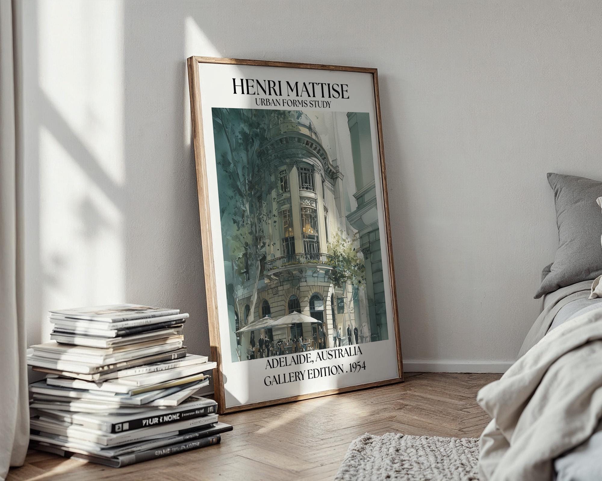 Henri Mattise Adelaide Poster – Australia Travel Wall Art Print