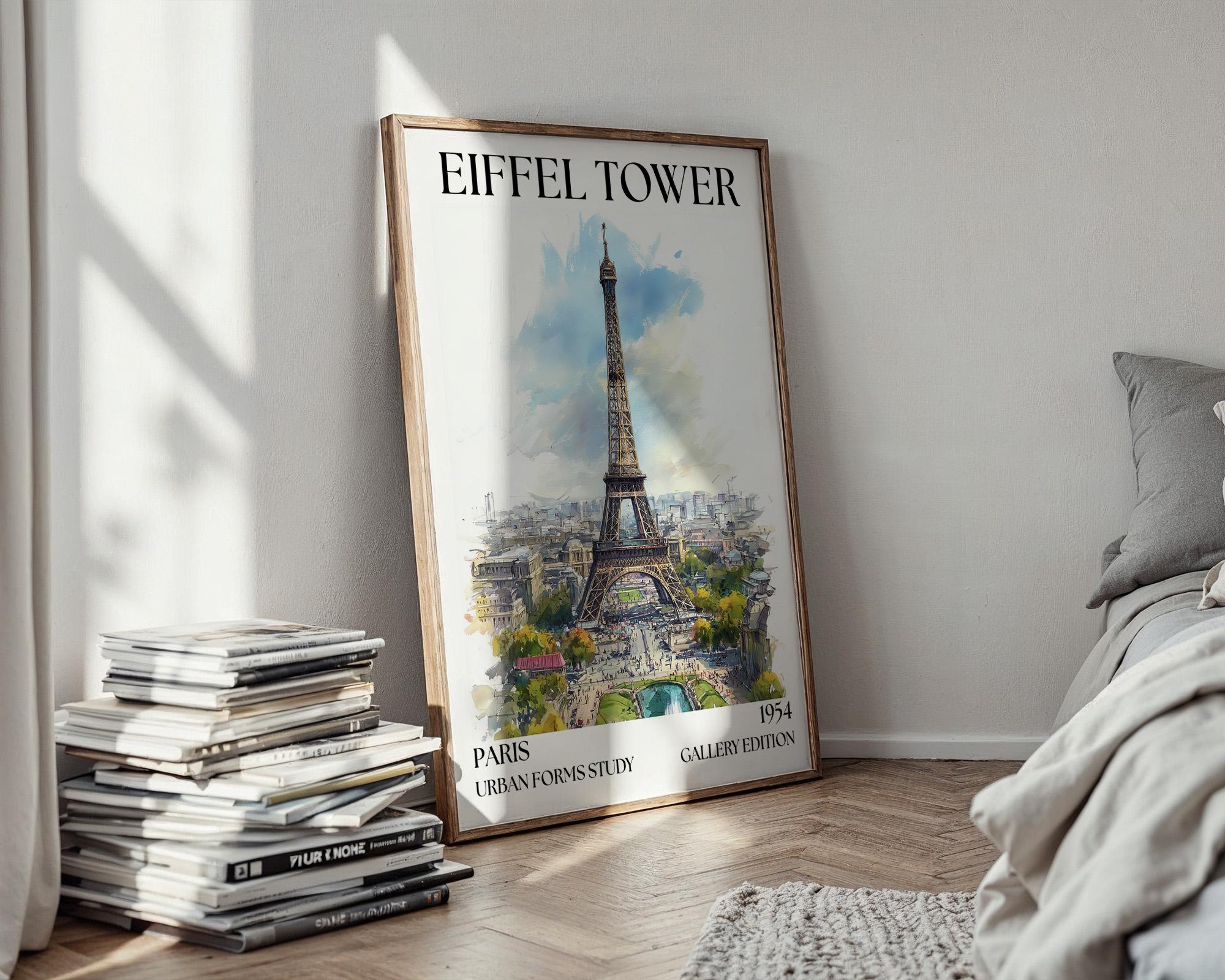 Eiffel Tower Henri Mattise Poster - Paris Travel Wall Art Print