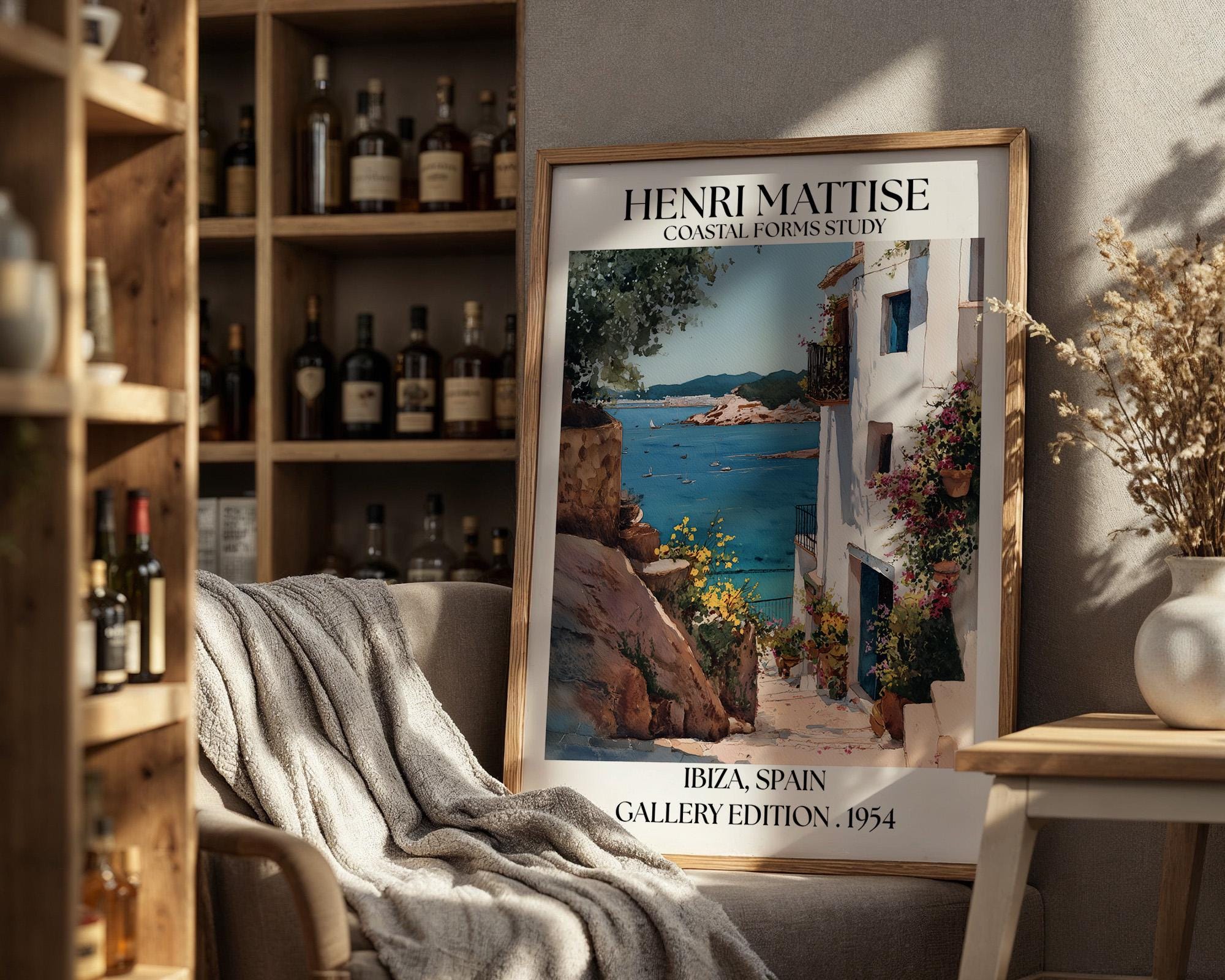 Henri Mattise Ibiza Poster - Spanish Travel Wall Art