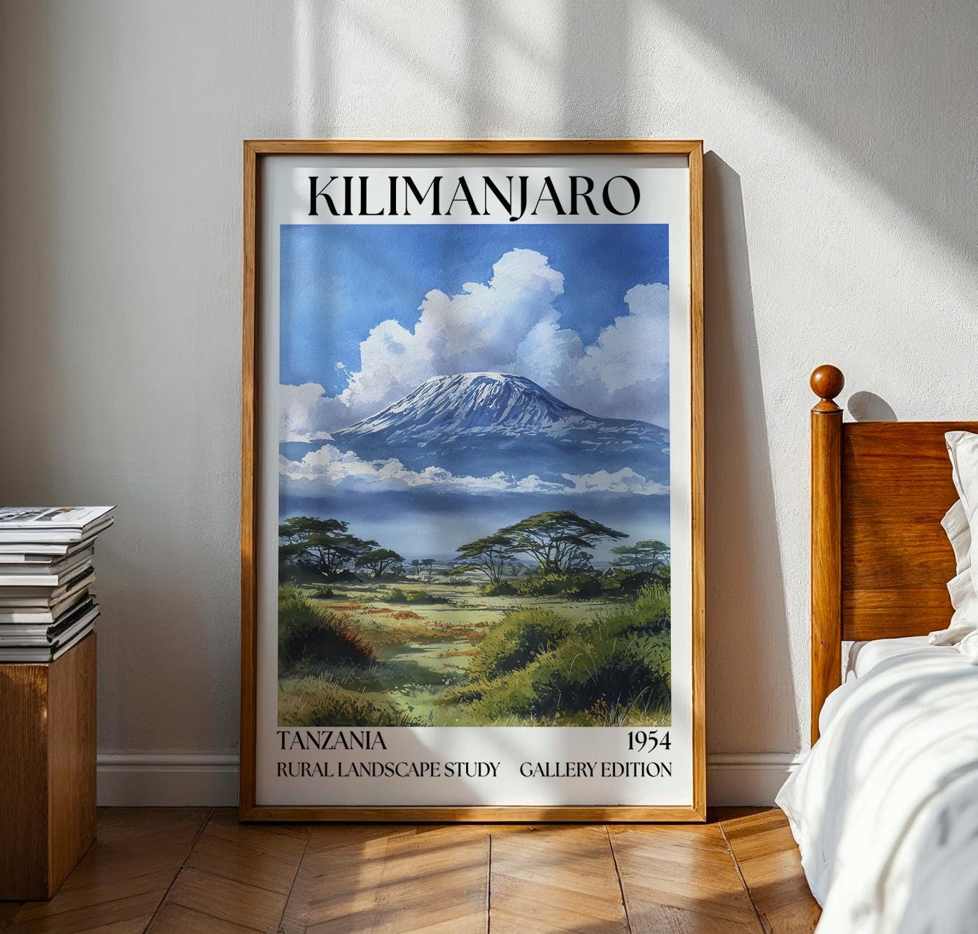 Kilimanjaro Henri Mattise Poster - Kilimanjaro Watercolour Wall Art