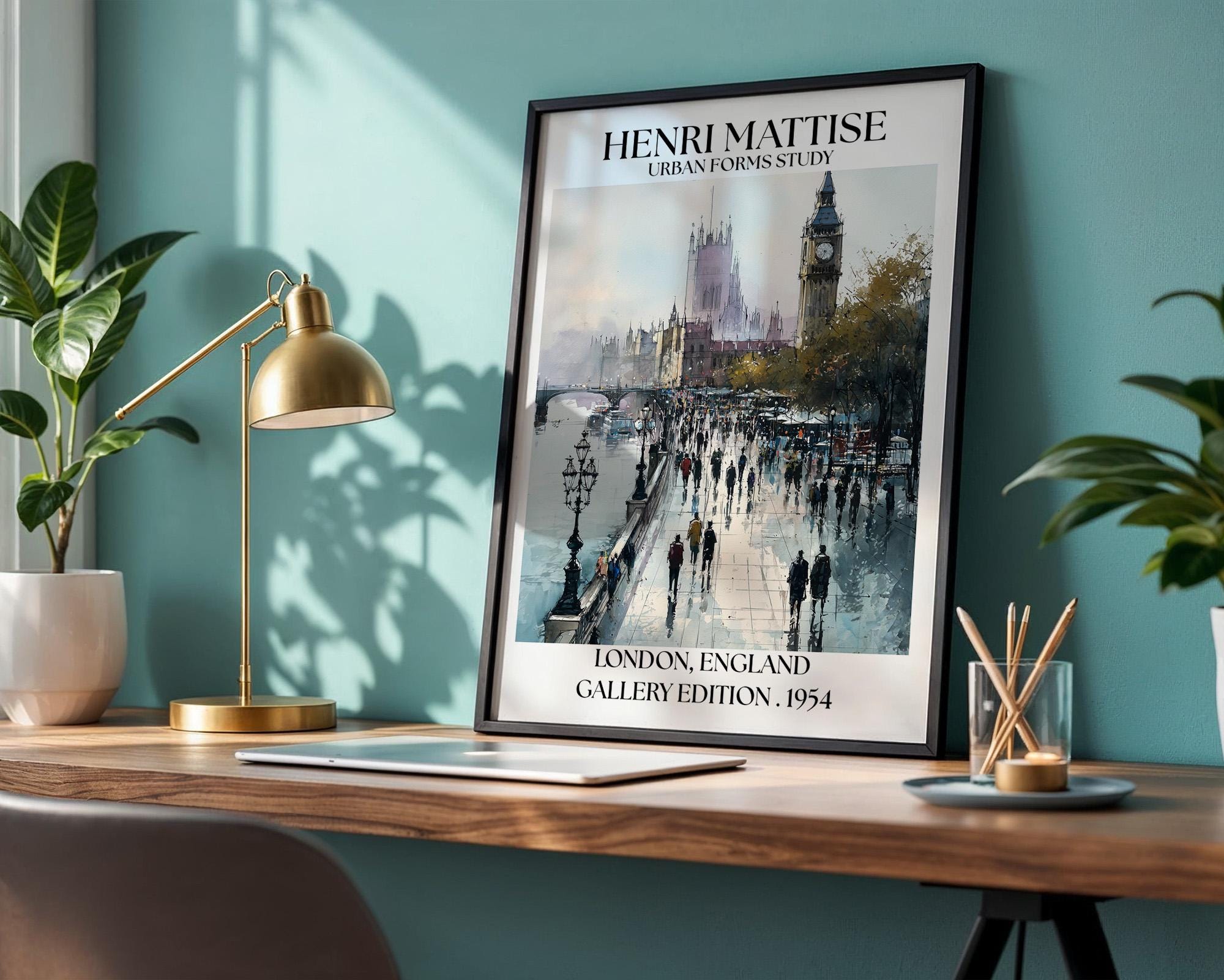 Henri Mattise London Poster - Big Ben Travel Wall Art Print
