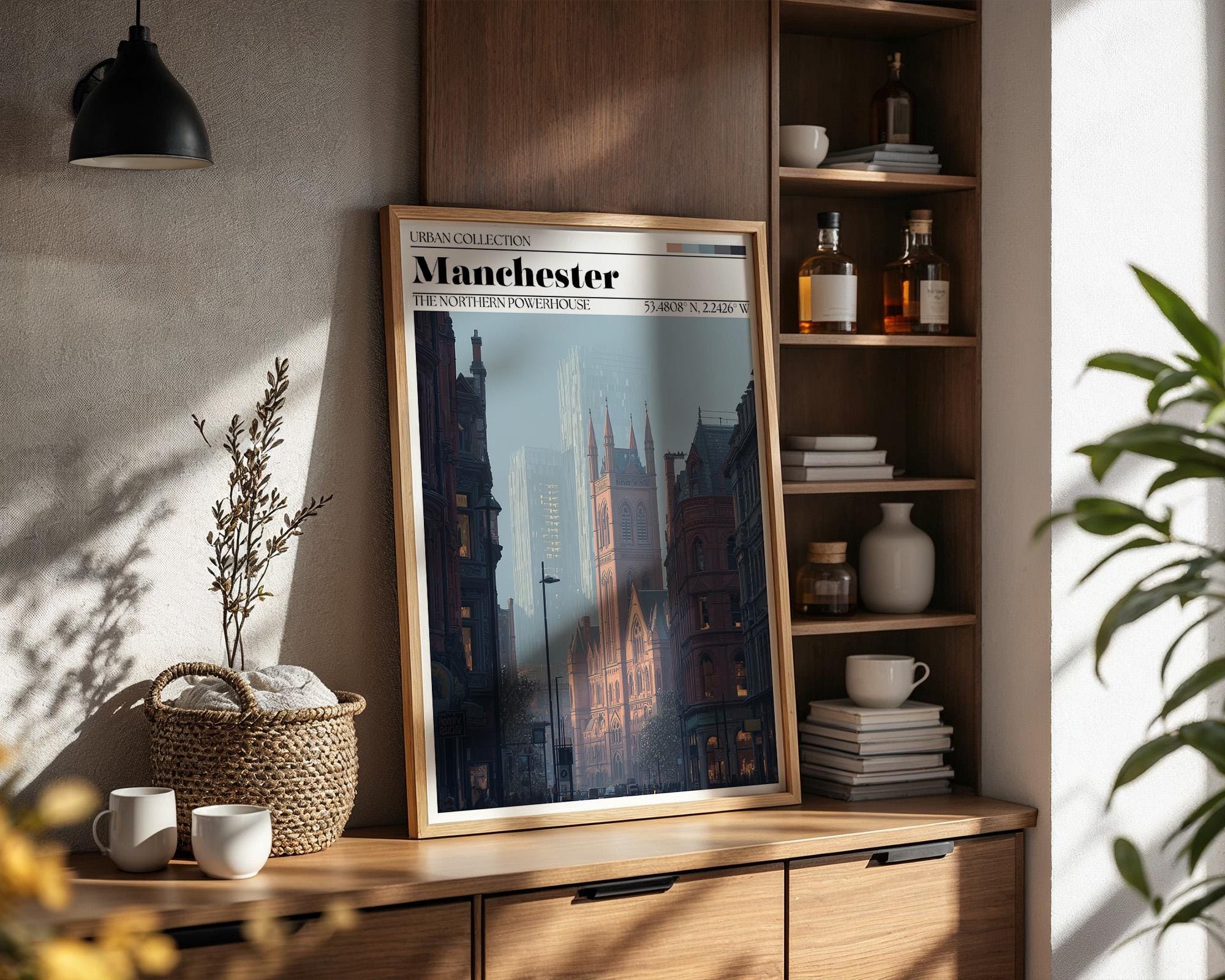 Manchester Poster - Manchester Travel Wall Art Print