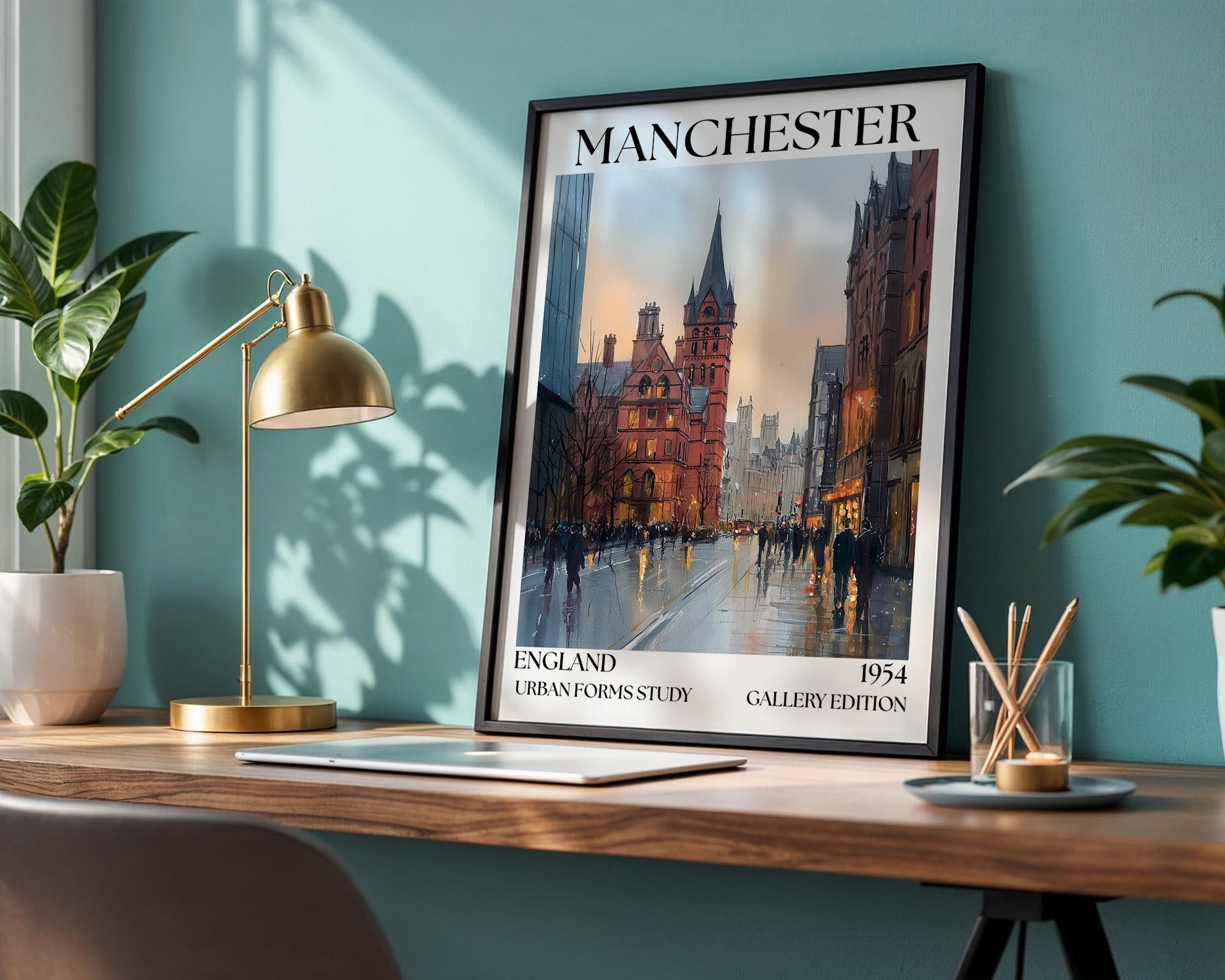Manchester Henri Mattise Poster - Manchester, UK Wall Art