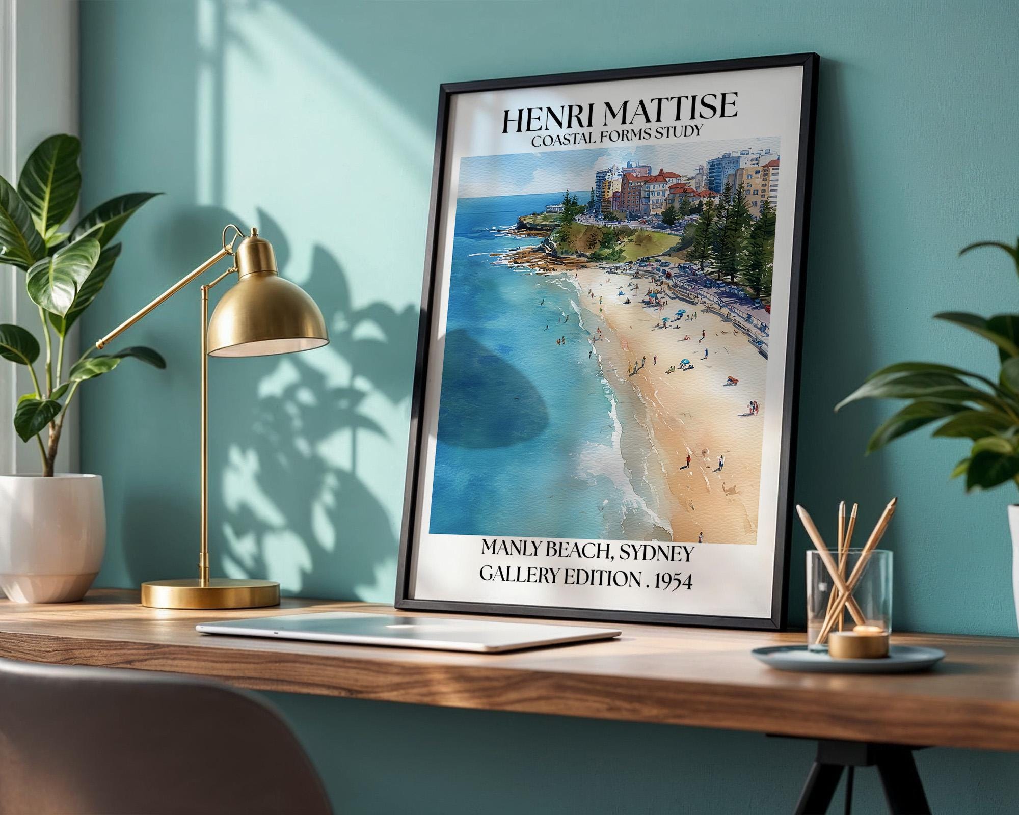 Henri Mattise Manly Beach Poster - Sydney Prints