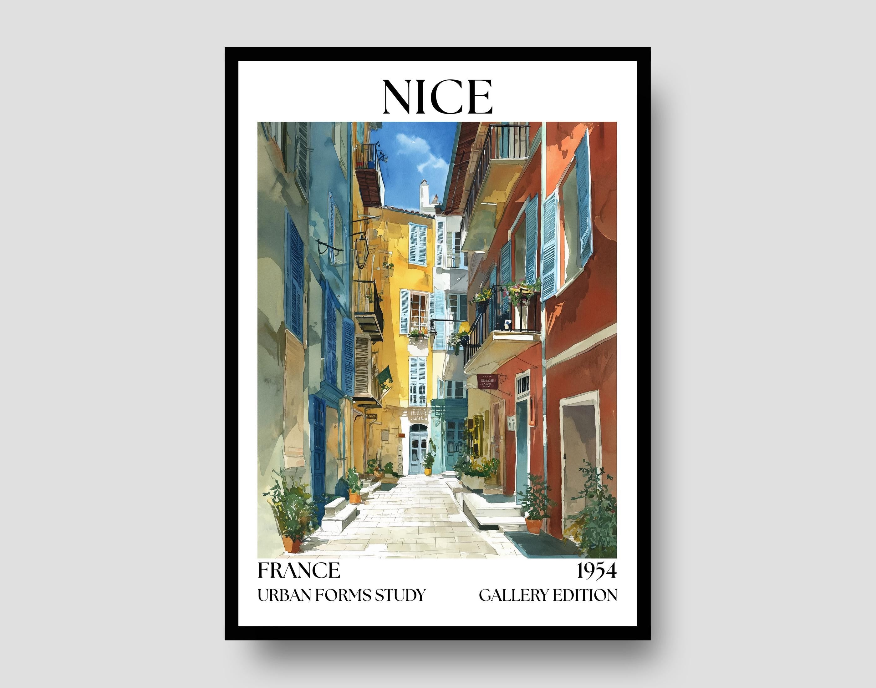 Nice Henri Mattise Poster - French Riviera Travel Wall Art Print