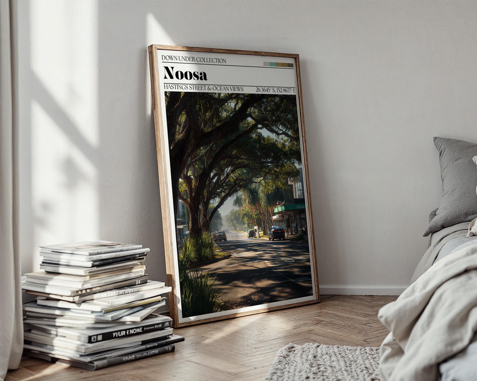 Noosa Poster – Sunshine Coast Print - Australia Travel Wall Art