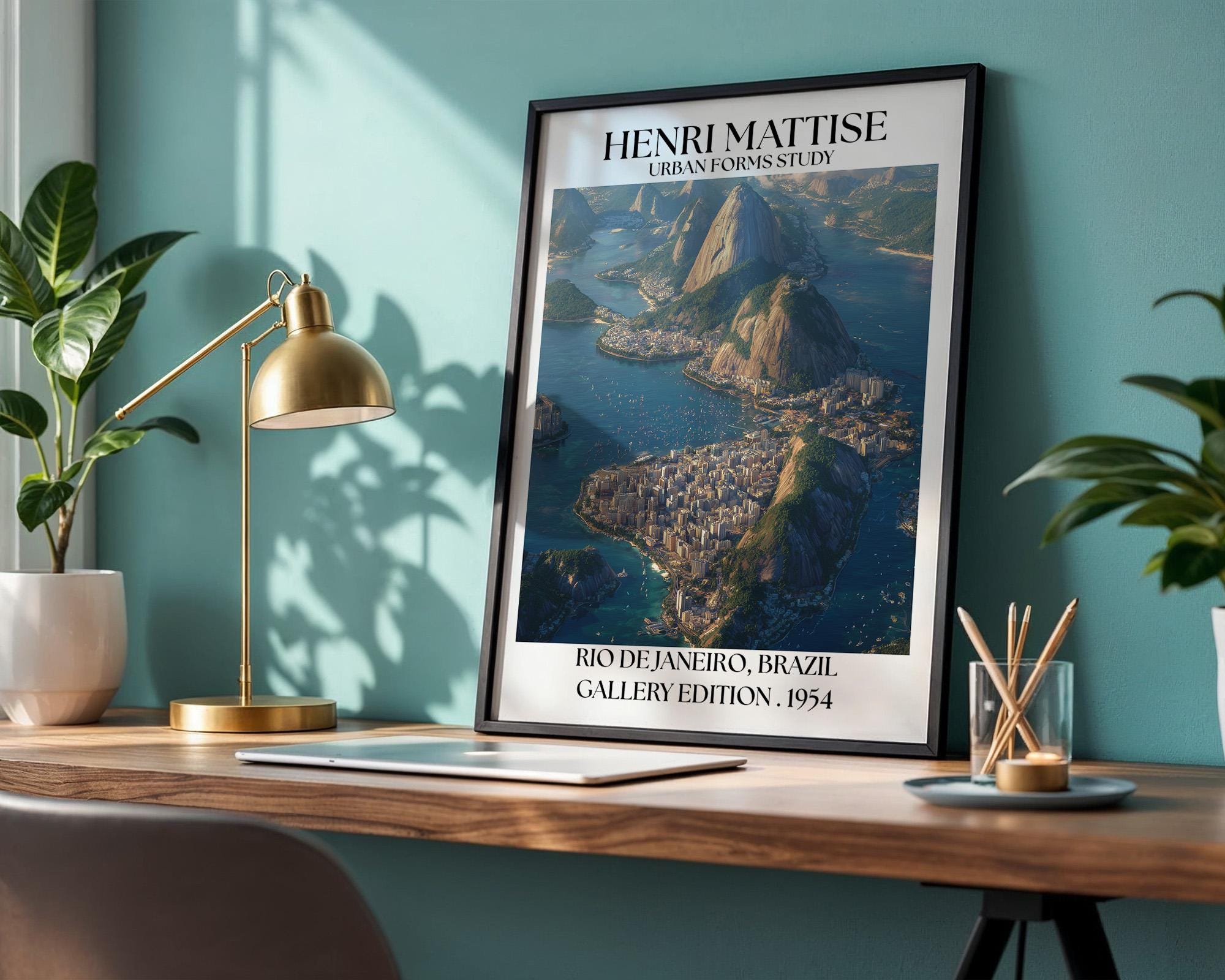 Rio de Janeiro Poster – Brazil Henri Mattise Travel Wall Art Print