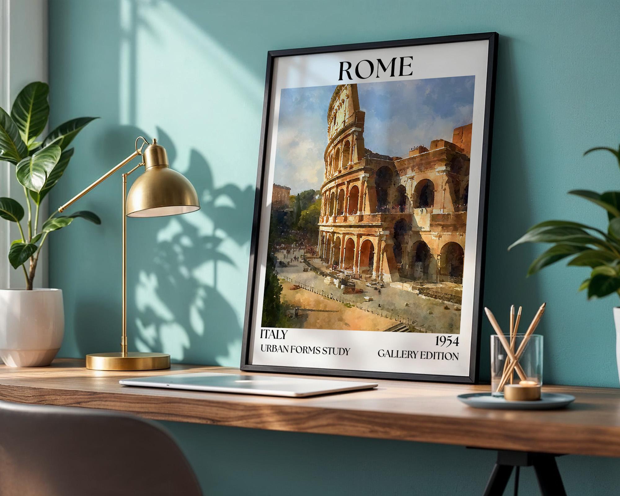 Rome, Colosseum Henri Mattise Poster - Rome Travel Wall Art