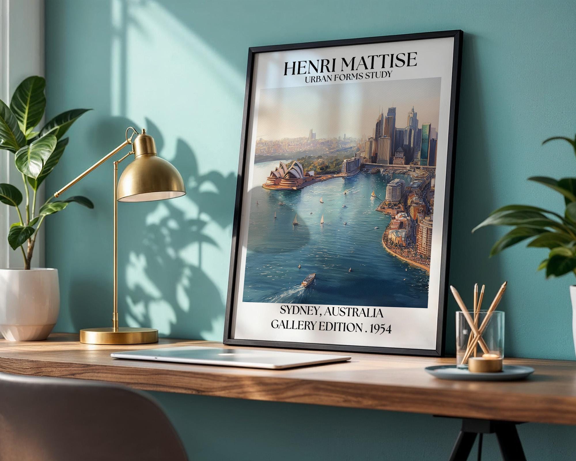 Henri Mattise Sydney Poster – Opera House Wall Art - Australia Travel Print