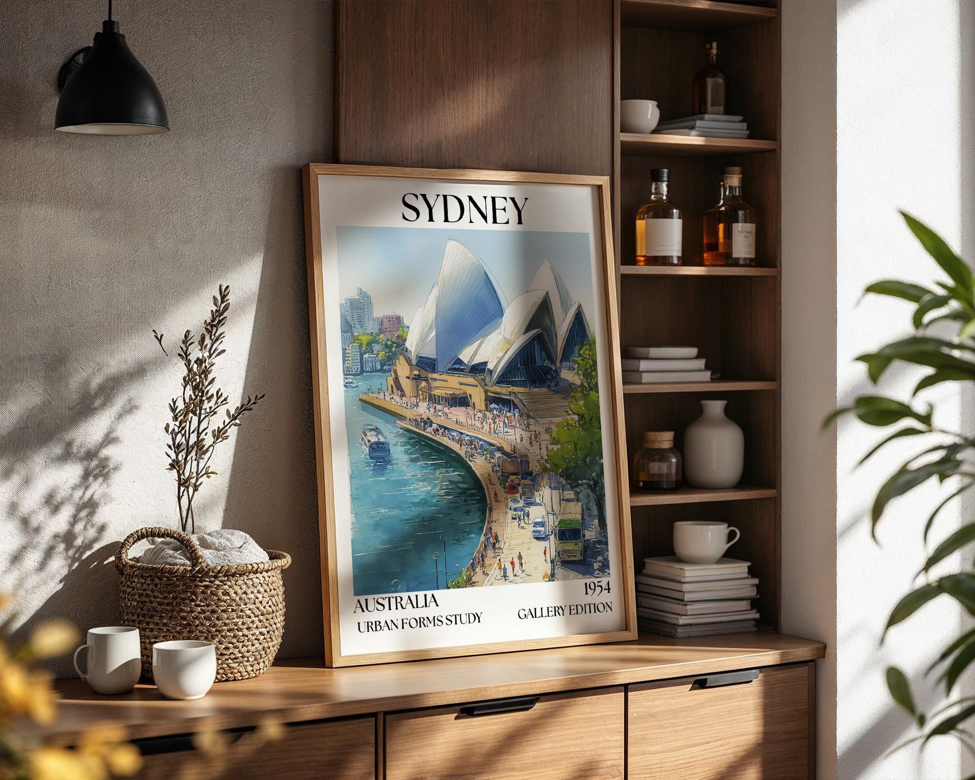 Sydney Opera House Poster - Henri Mattise Australia Travel Wall Art