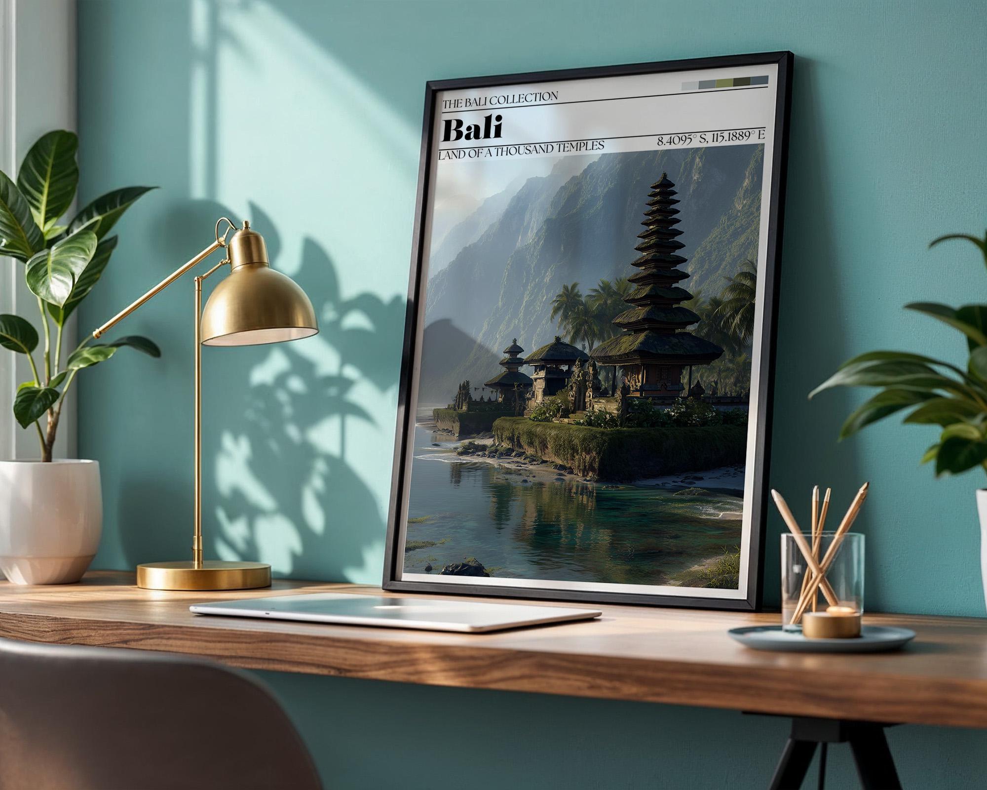 Bali Poster – Bali, Indonesia Travel Wall Art Print