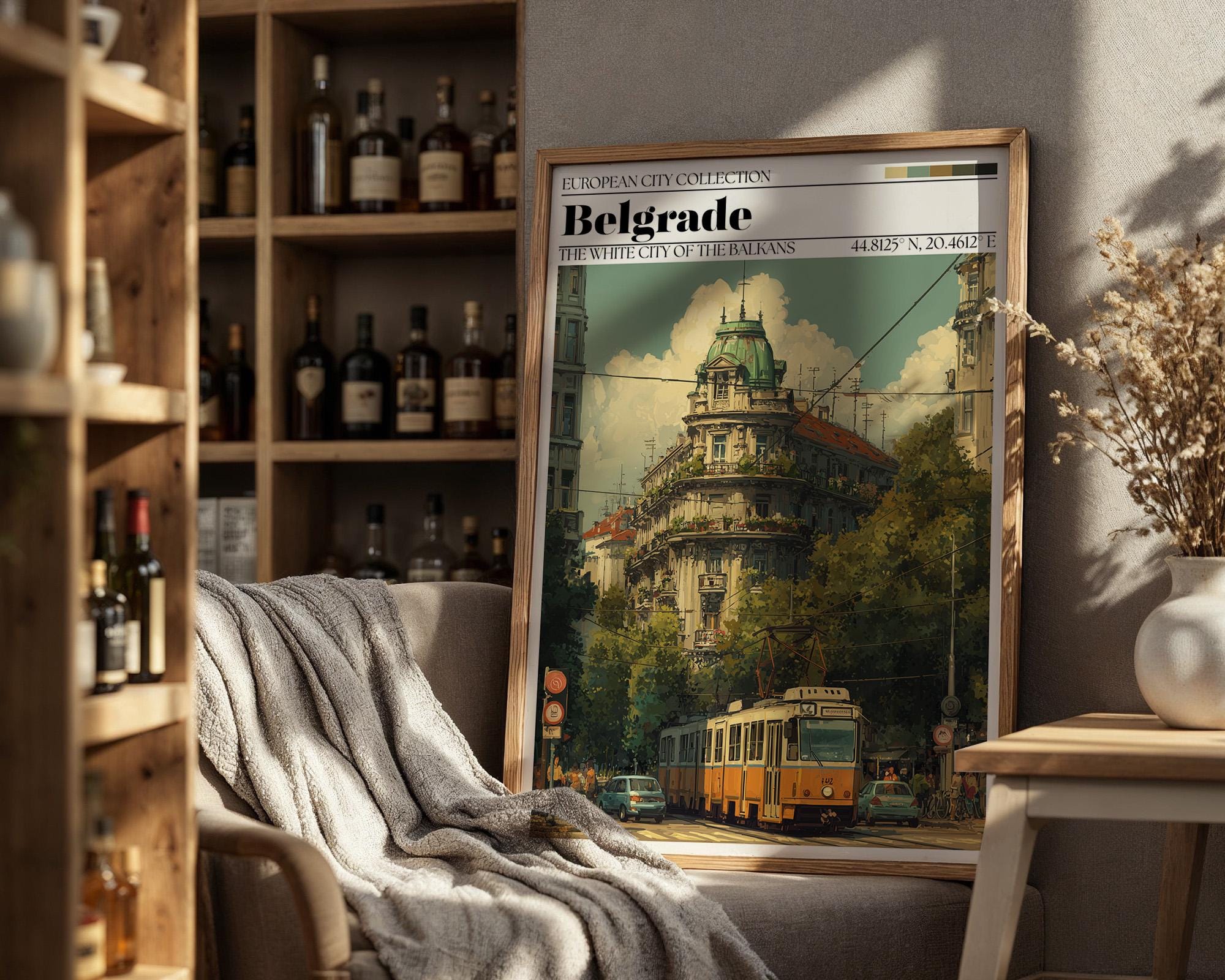 Belgrade, Serbia Poster – Belgrade Travel Wall Art Print