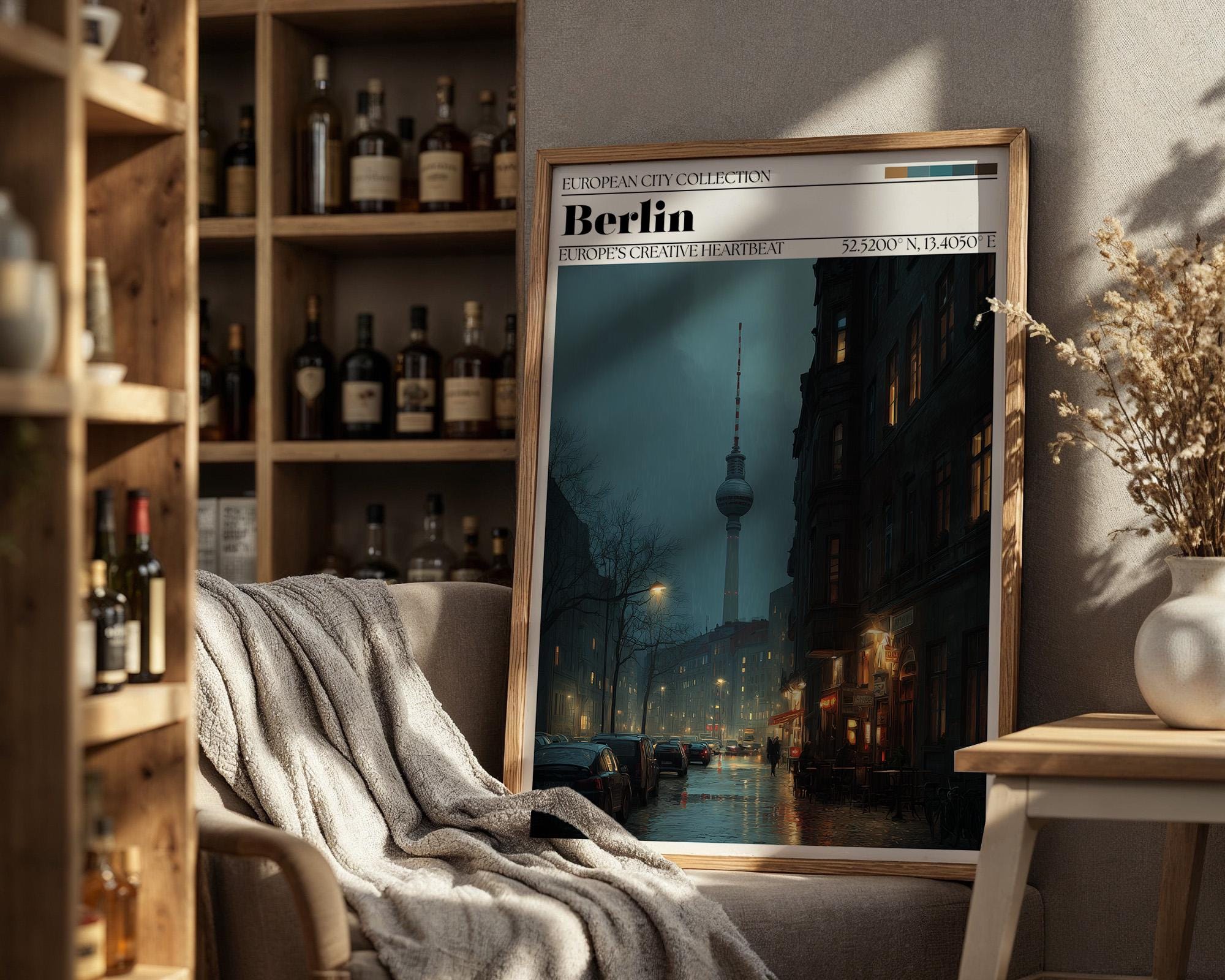 Berlin Poster - Berlin, German Travel Wall Art Print