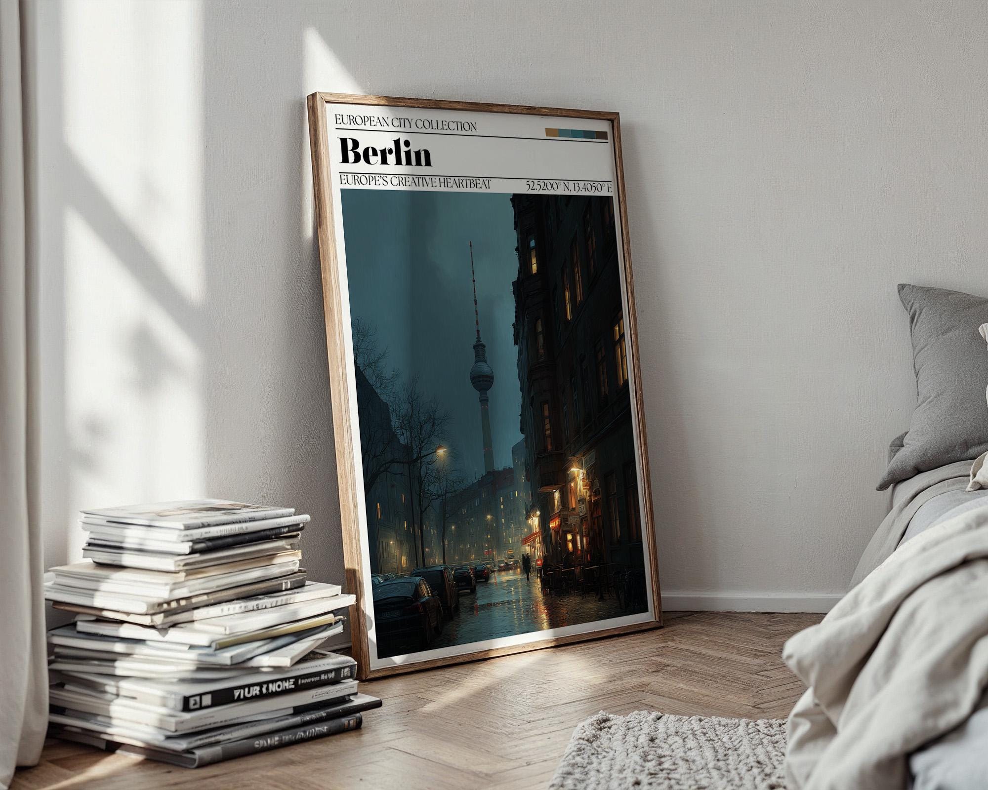 Berlin Poster - Berlin, German Travel Wall Art Print