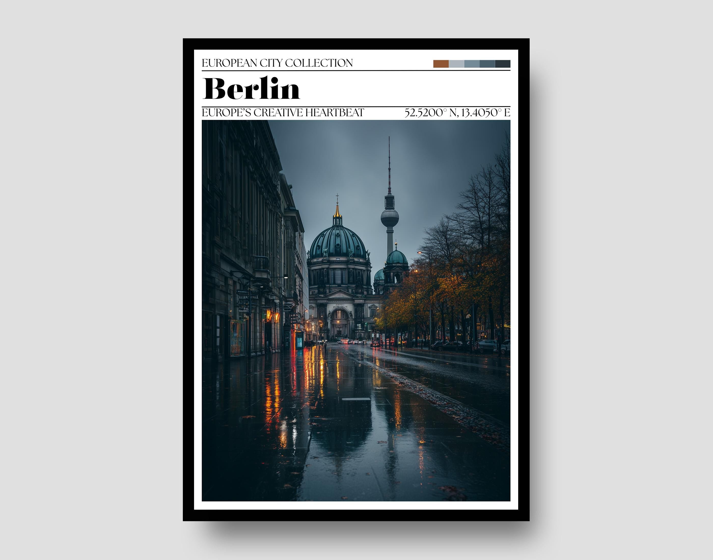 Berlin Travel Poster - Berlin, Germany Wall Art