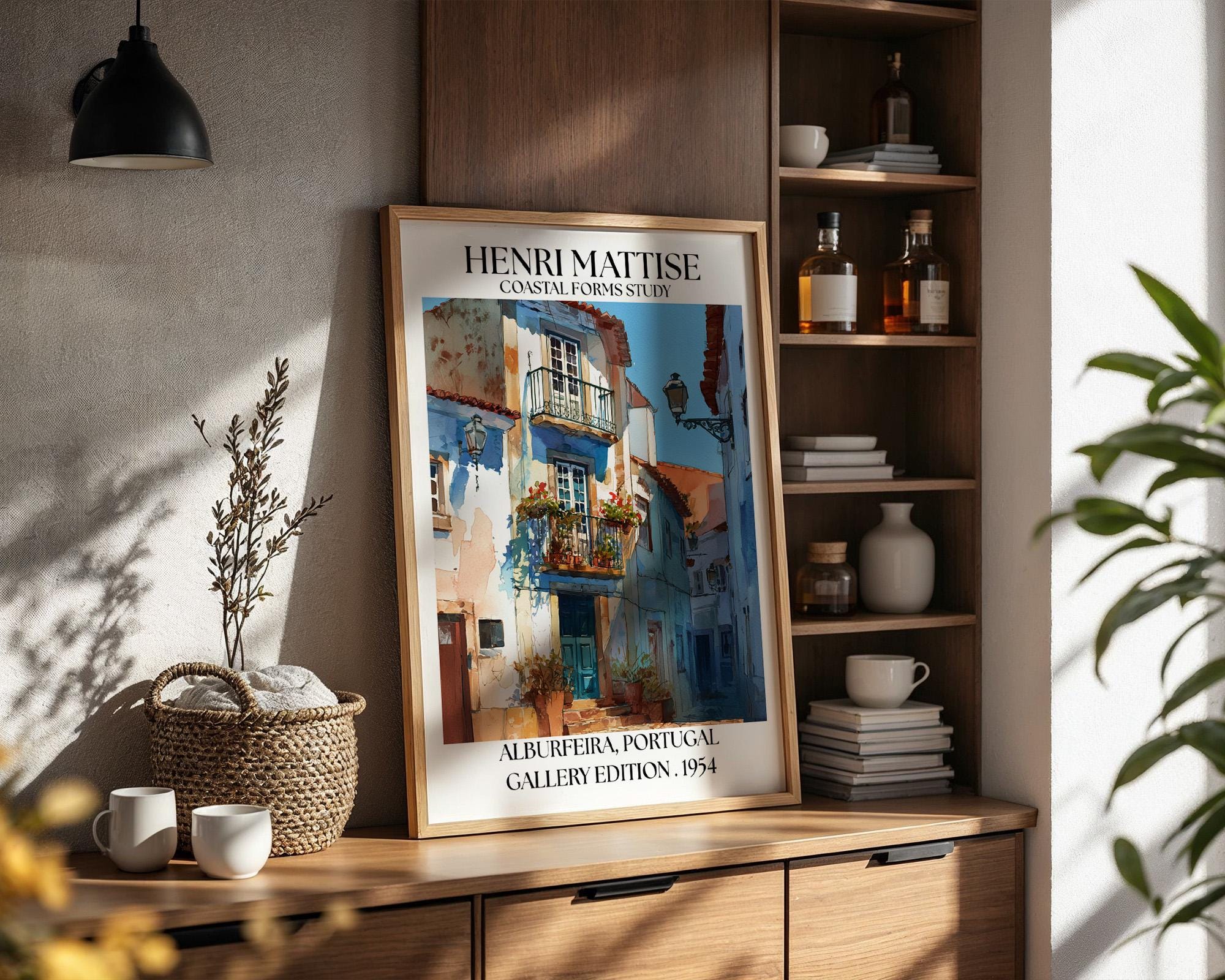 Henri Mattise Albufeira Poster - Portugal Travel Wall Art Print