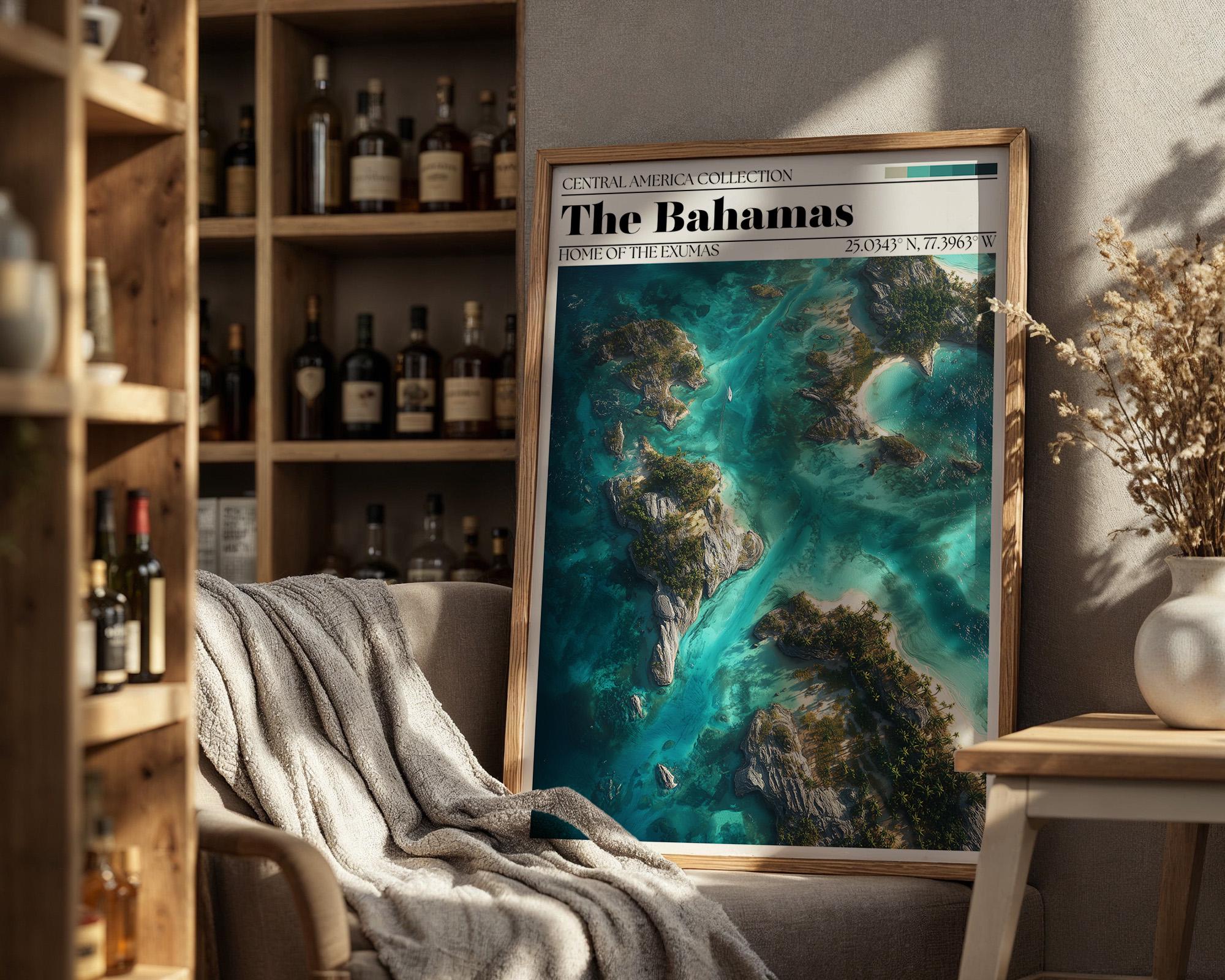 Bahamas Travel Poster - Bahamas Wall Art Print