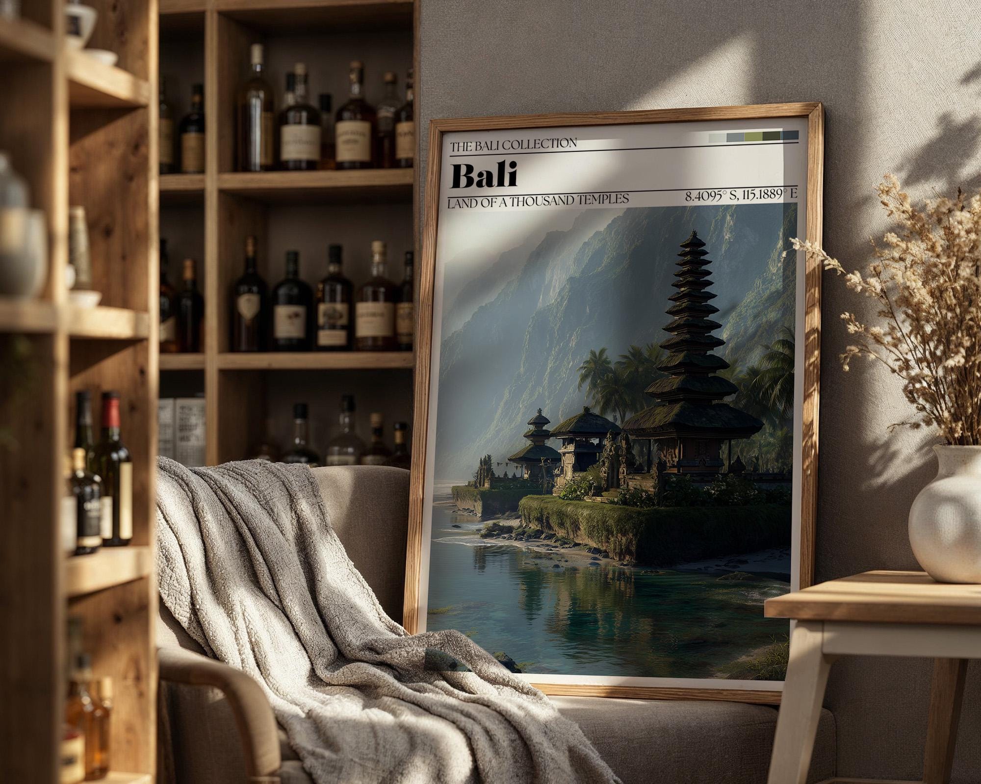 Bali Poster – Bali, Indonesia Travel Wall Art Print