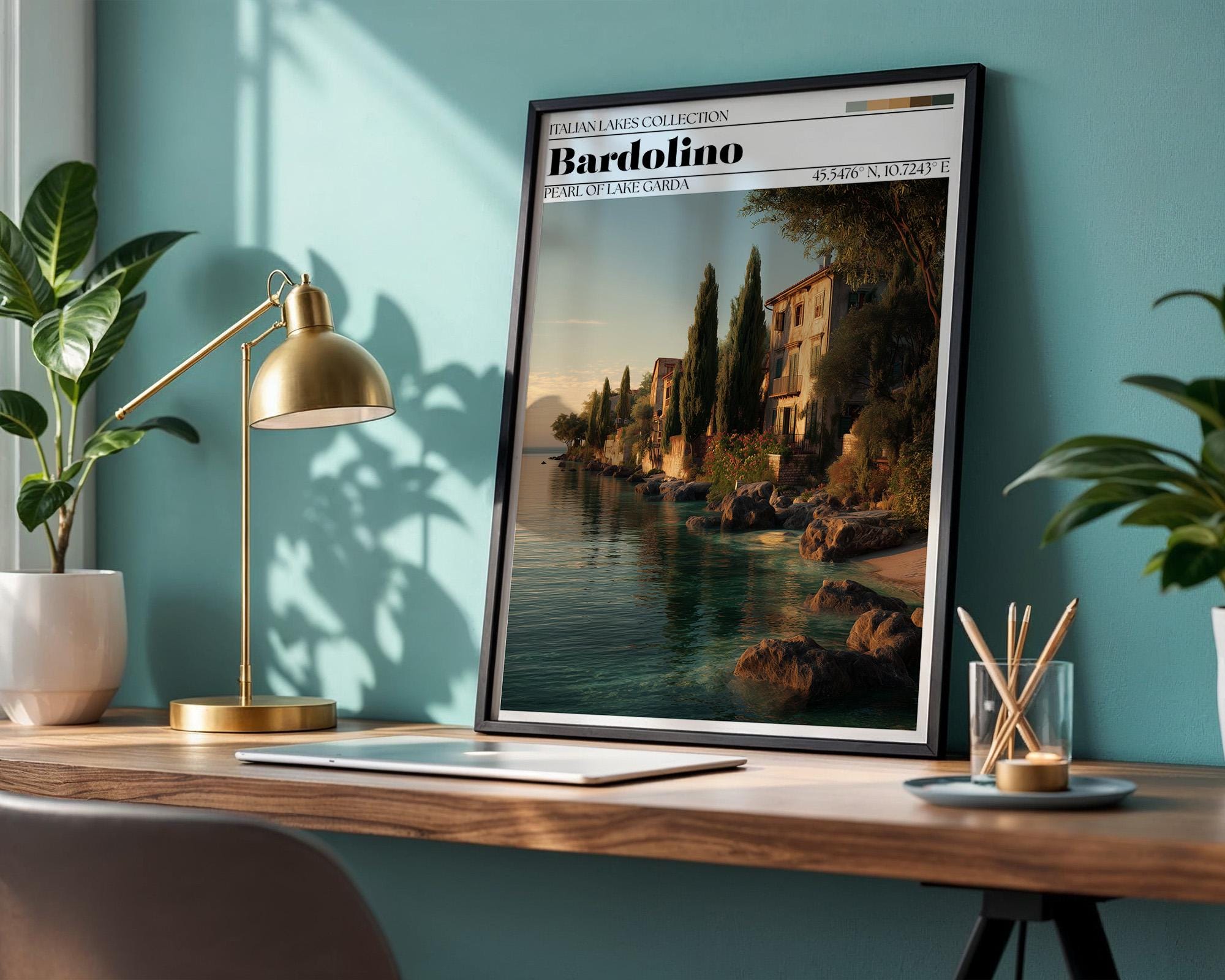 Bardolino Poster – Italian Wall Art - Lake Garda Travel Print