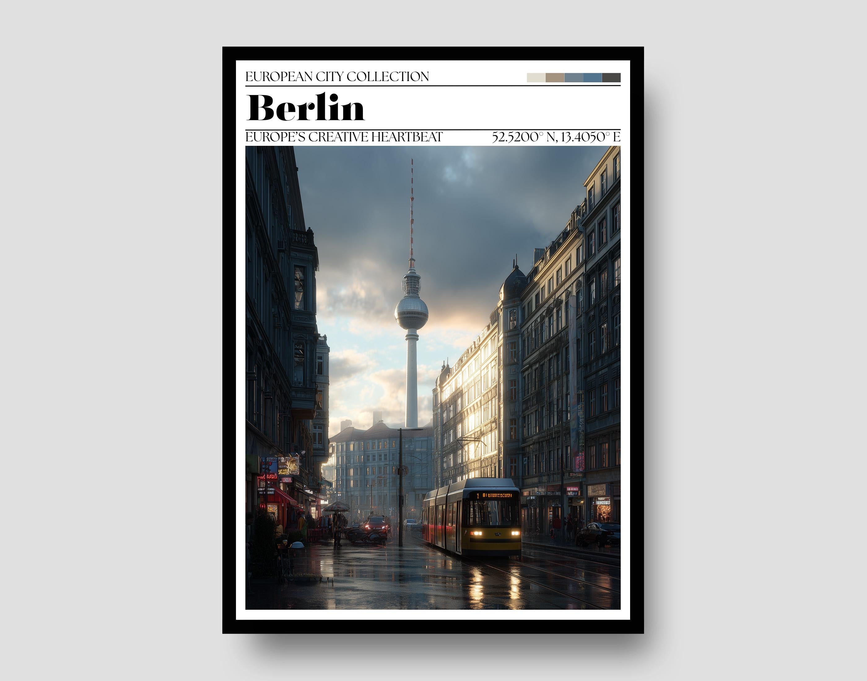Berlin Travel Poster - Germany Wall Art Print