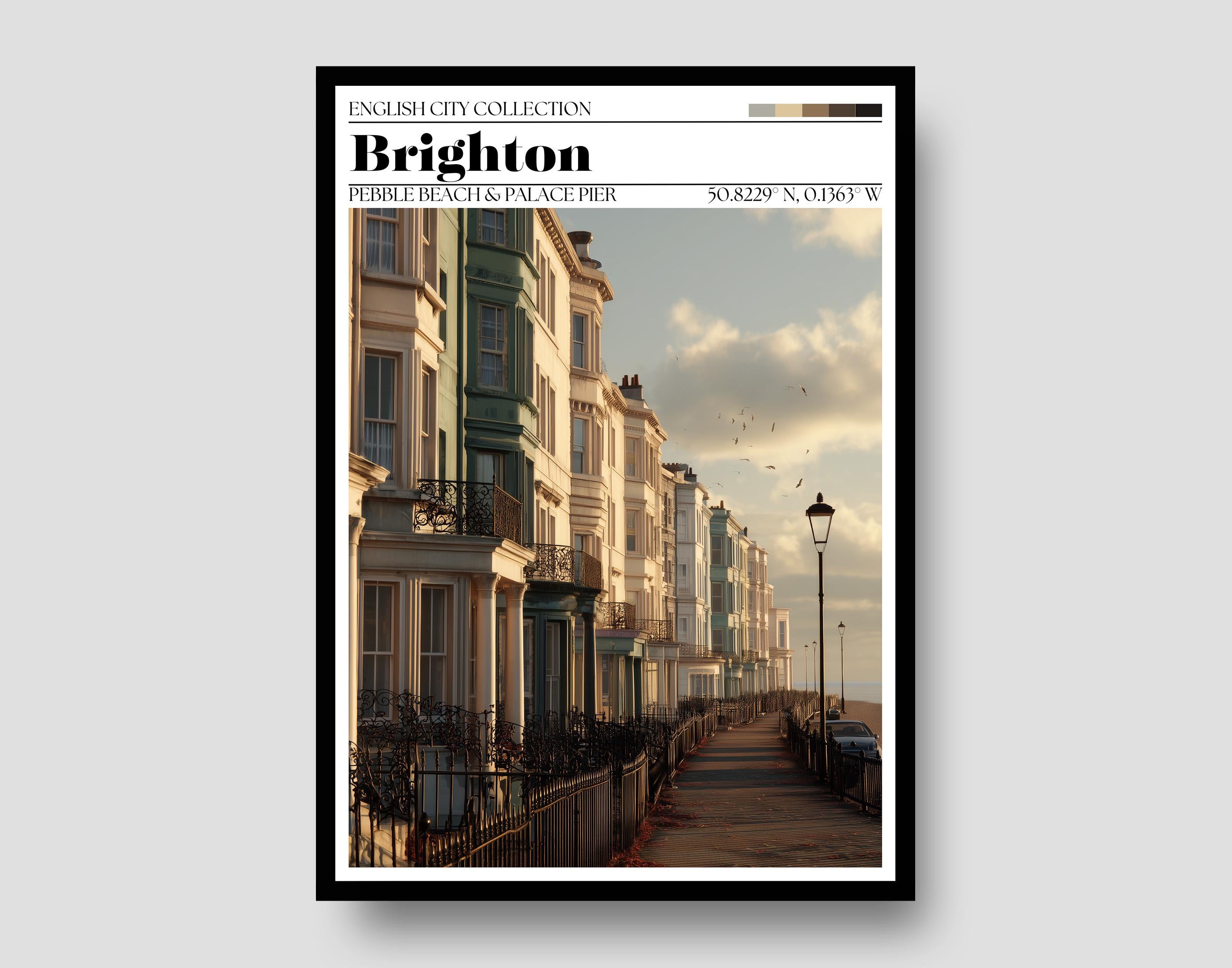 Brighton Wall Art Print – Sussex Travel Poster