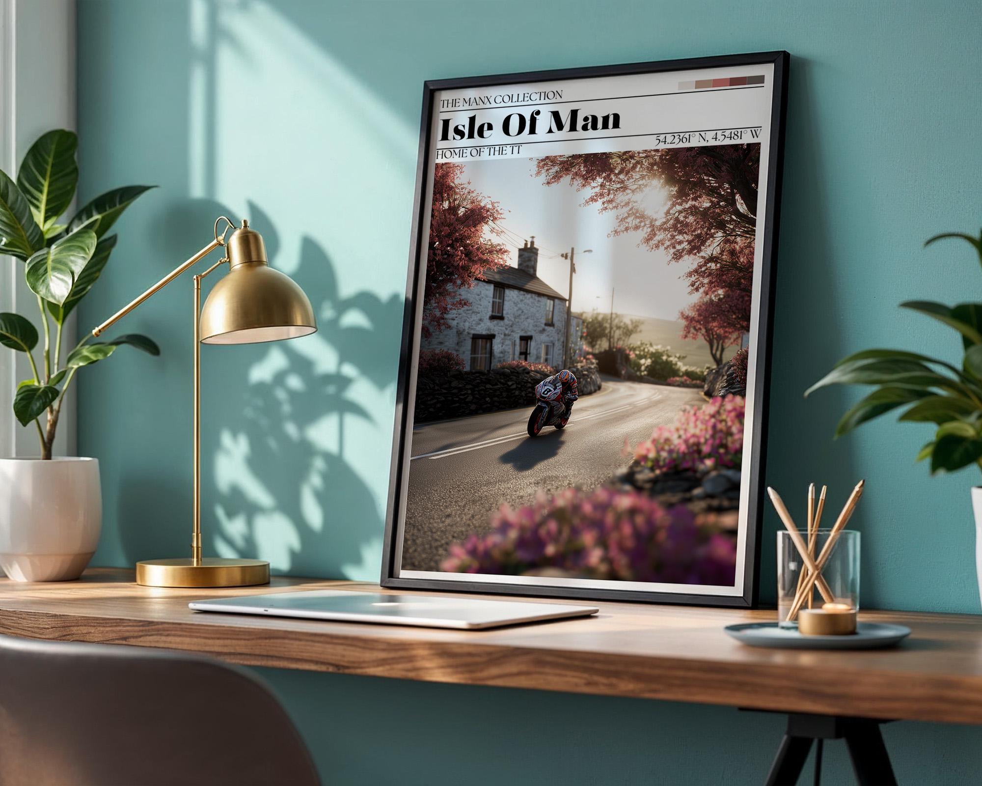 Isle of Man TT Poster – Motorbike Racing Wall Art