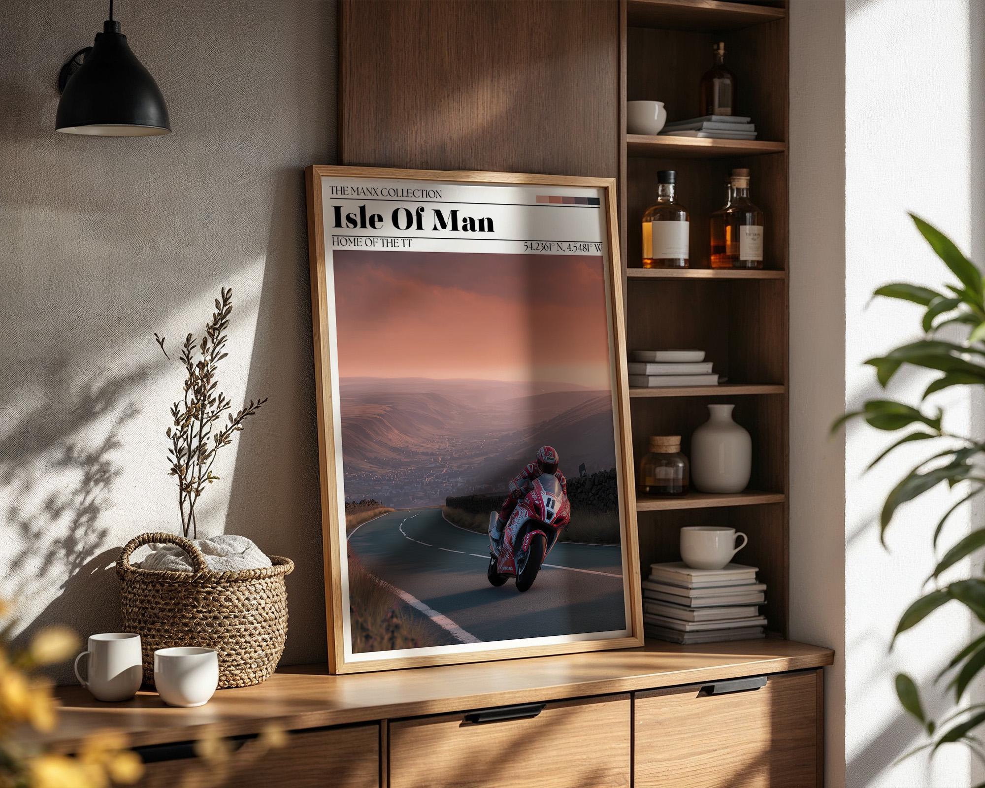 Isle of Man TT Poster – Isle of Man TT Wall Art Print