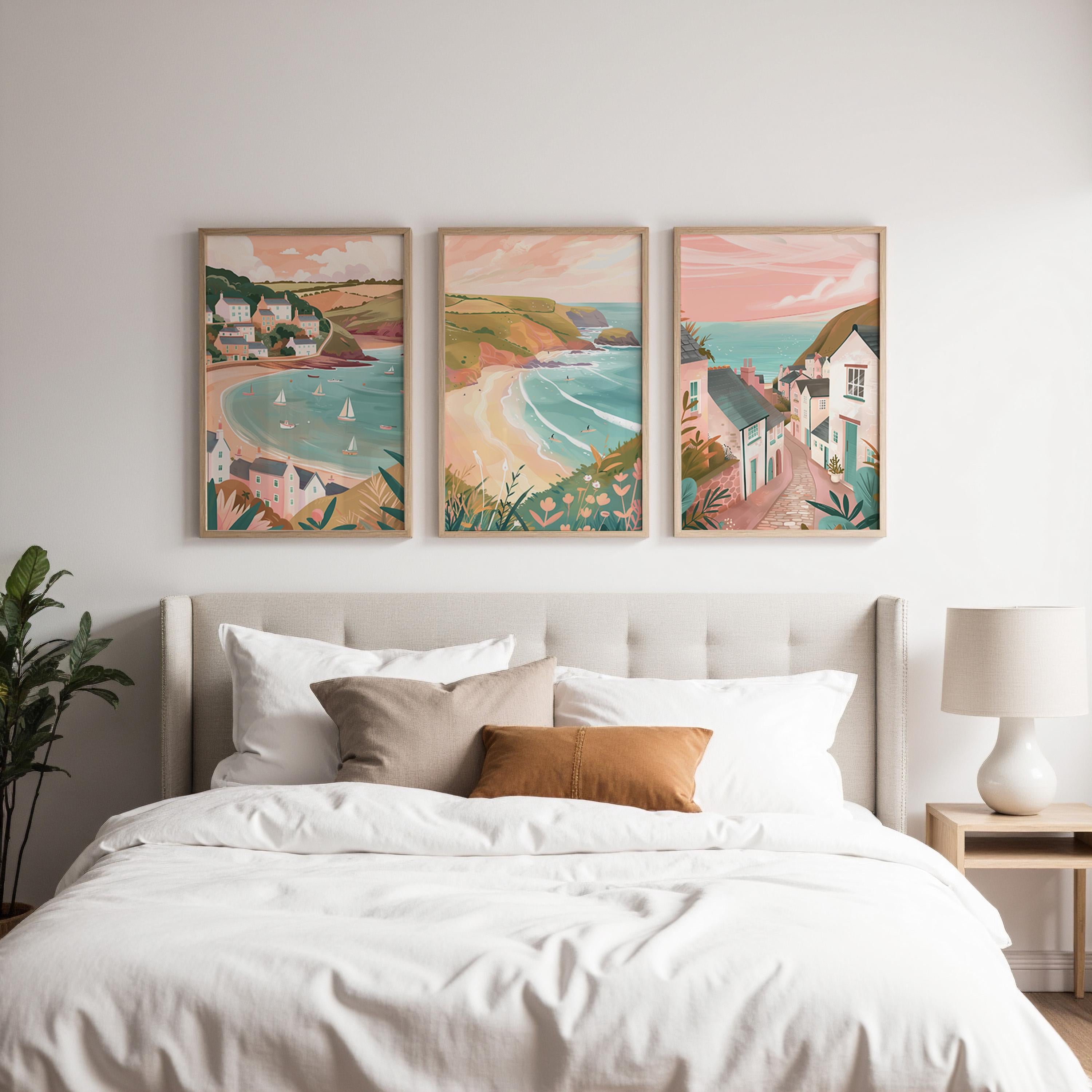 Devon Set Of 3 Posters - Devon Wall Art Prints - Travel Wall Art