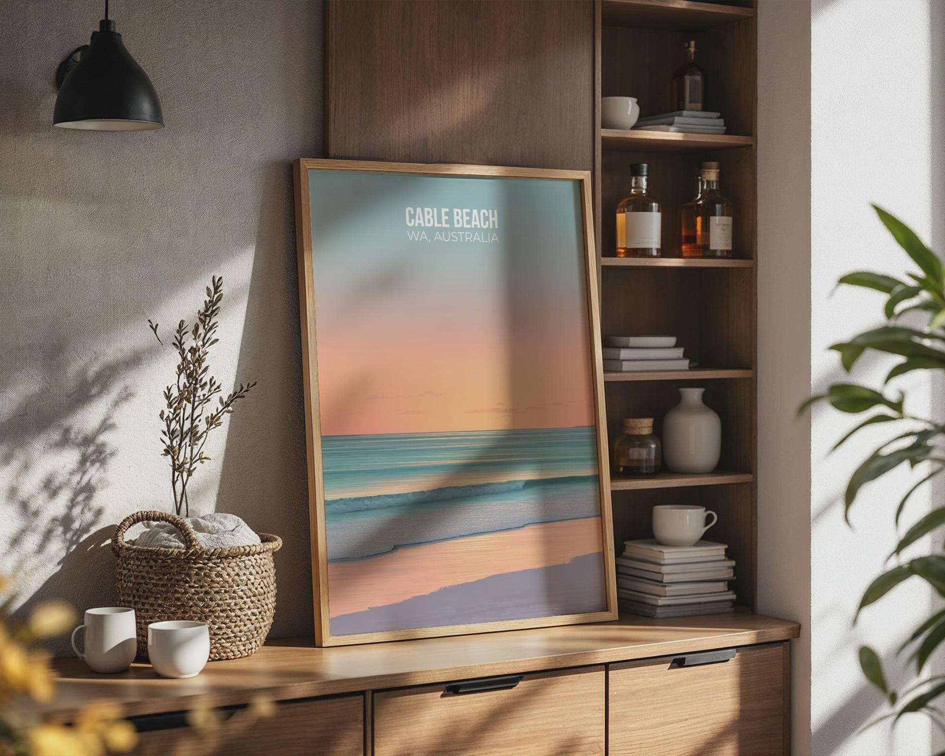 Cable Beach WA Print Poster Wall Art - Travel Wall Art