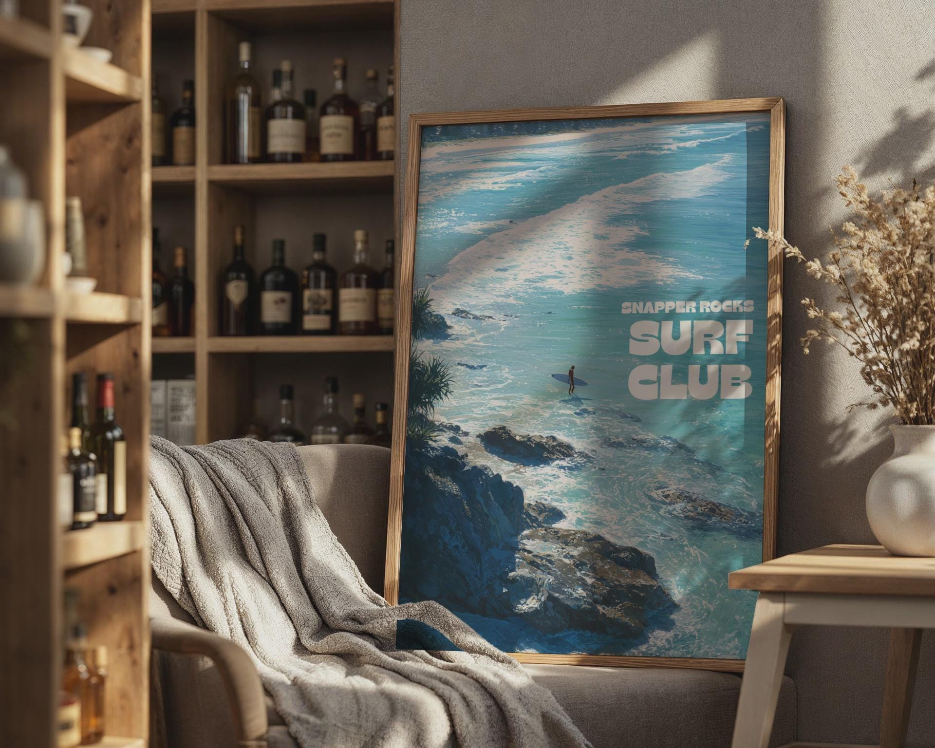 Snapper Rocks Surf Club Wall Art Print - Travel Wall Art