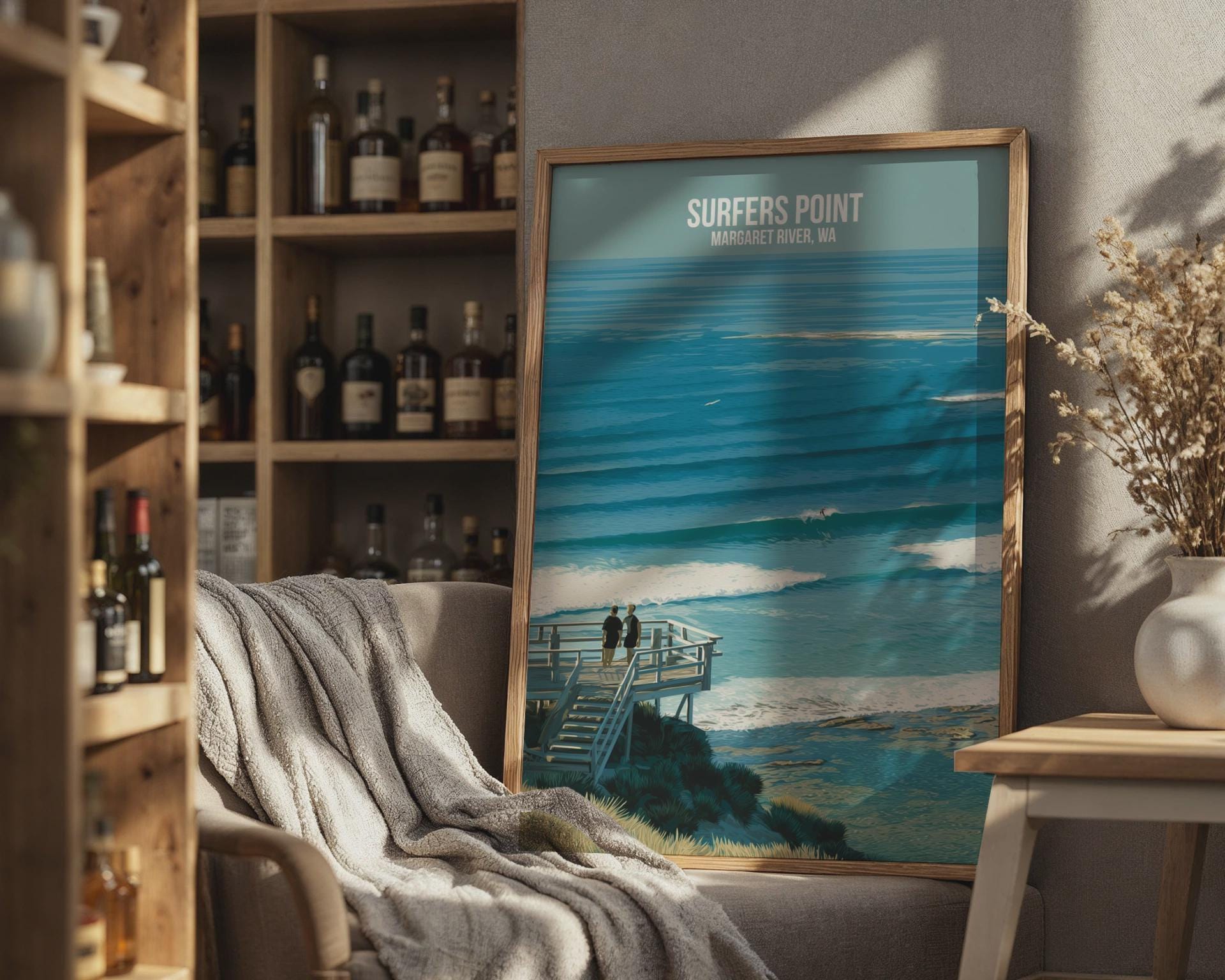 Surfers Point Wall Art Margaret River WA Print - Travel Wall Art
