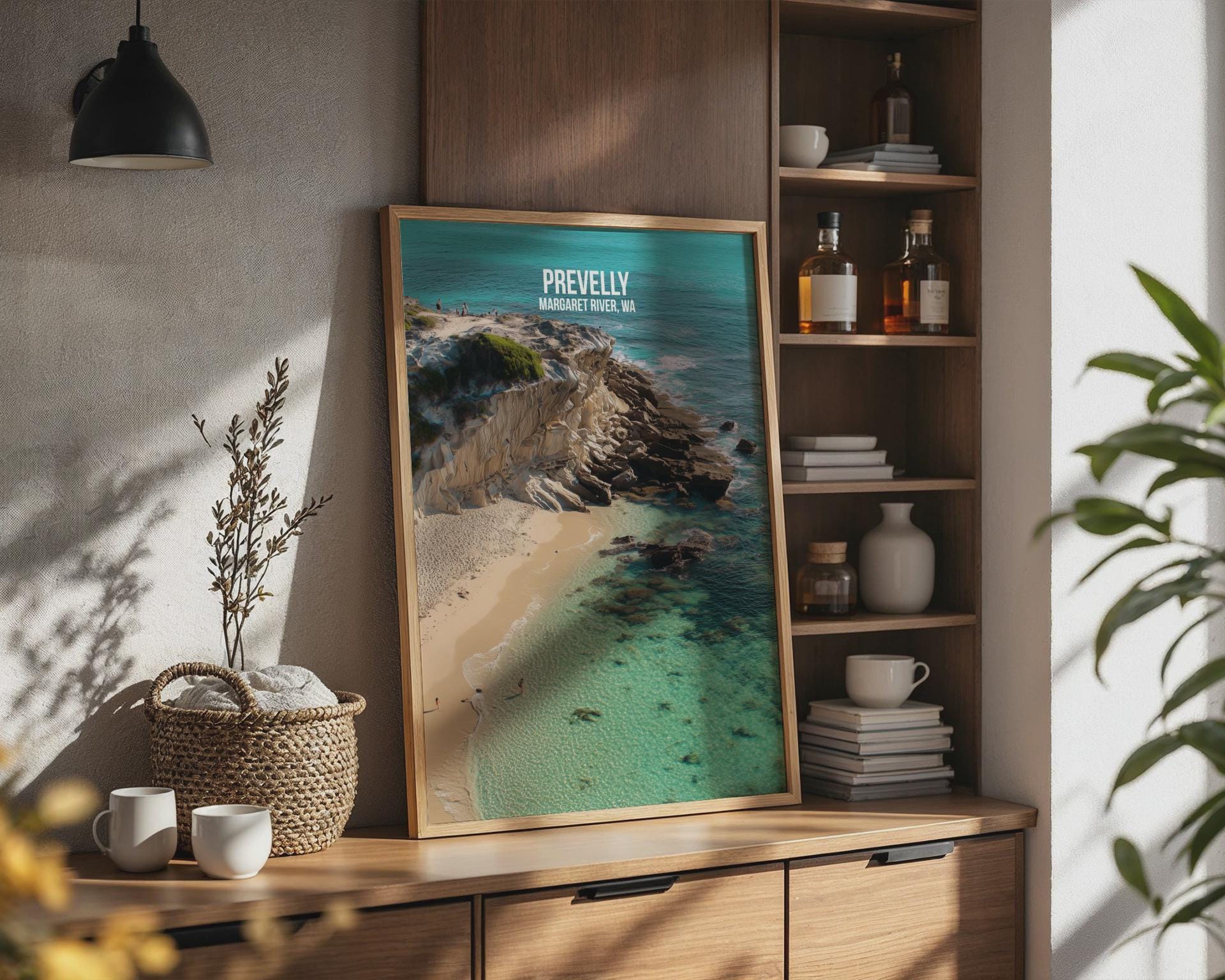 Prevelly Margaret River Wall Art Coastal Beach Print - Travel Wall Art