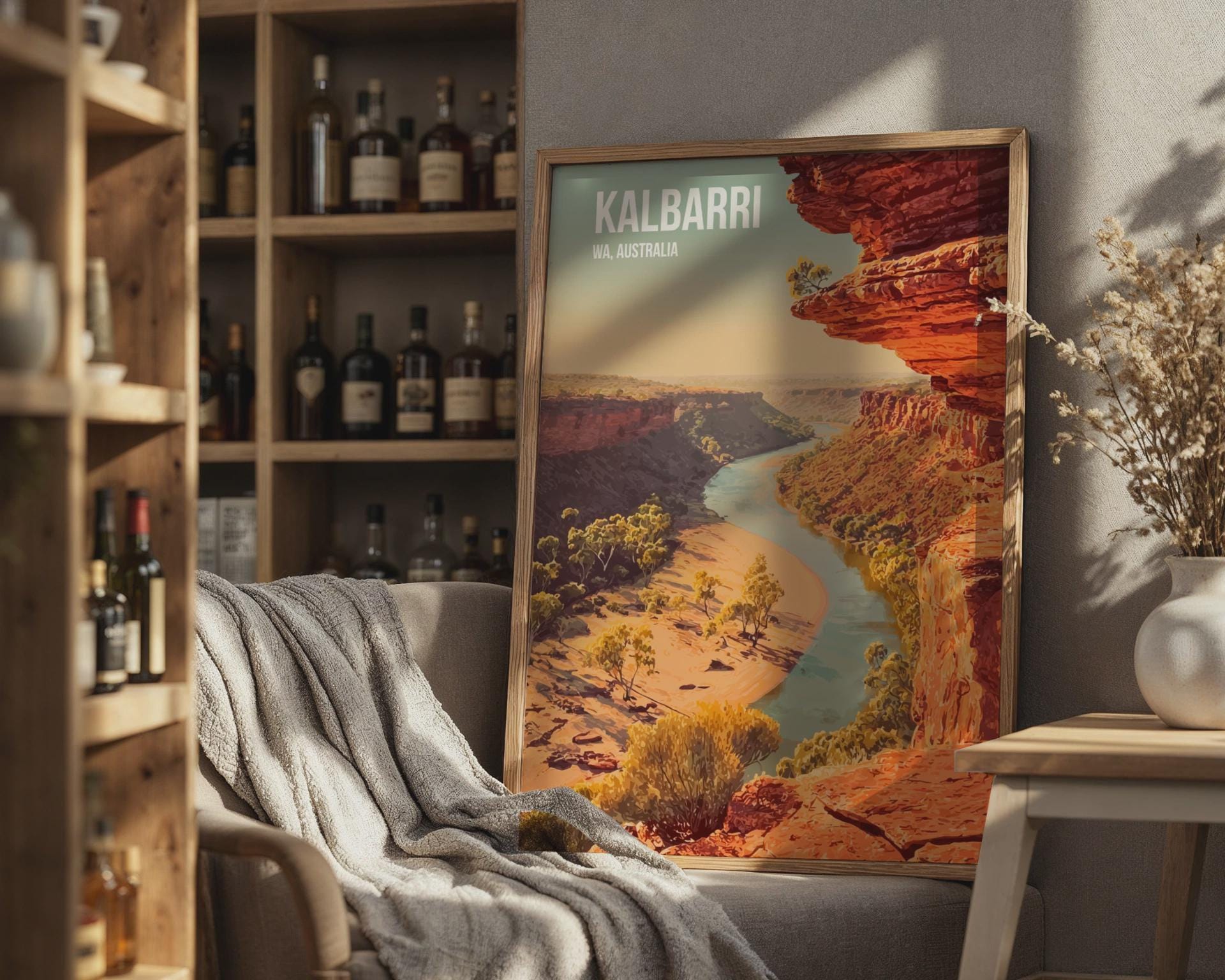 Kalbarri WA Australia Landscape Poster Wall Art - Travel Wall Art